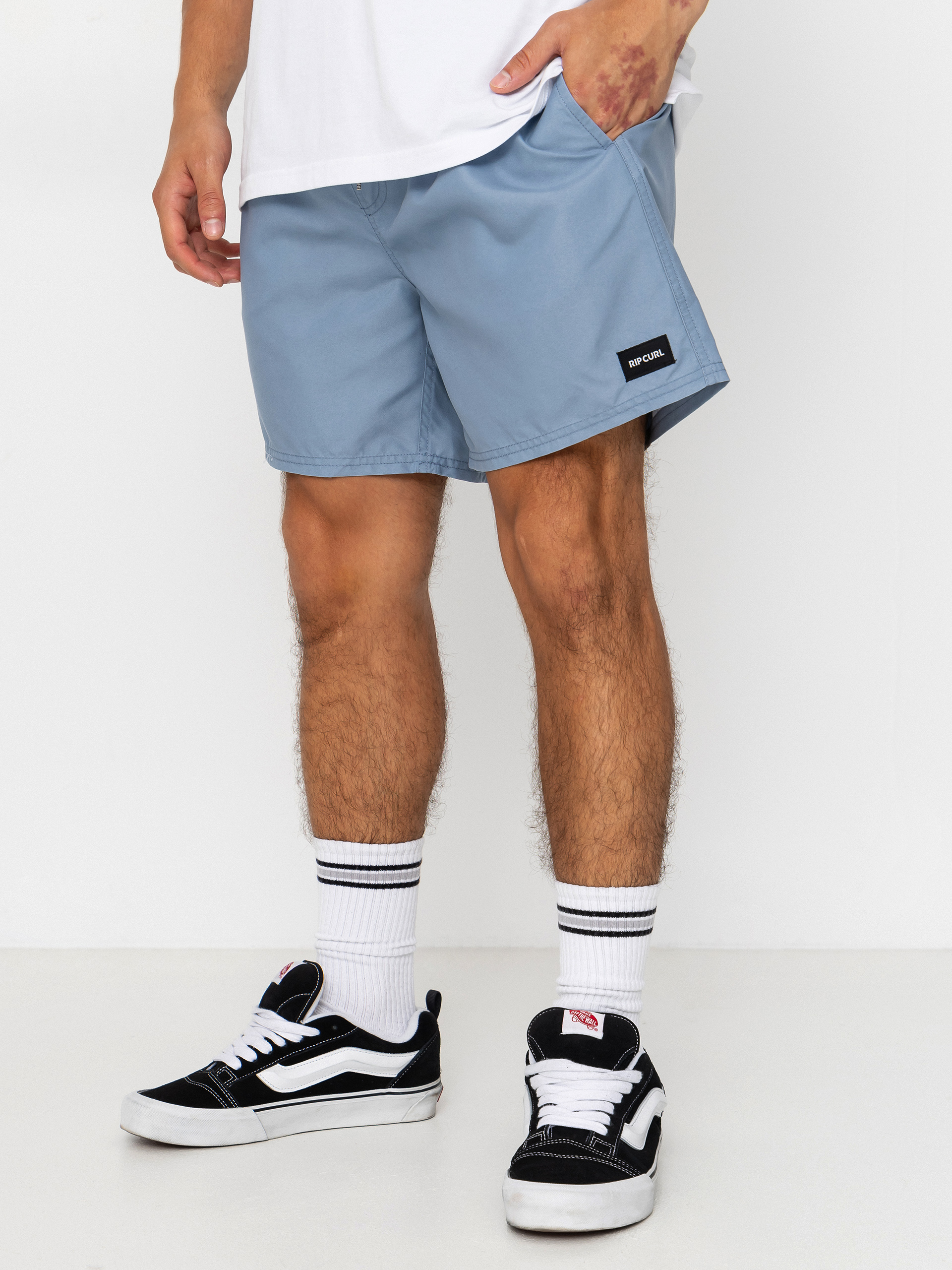 Къси панталони Rip Curl Offset Washed Volley (faded denim)