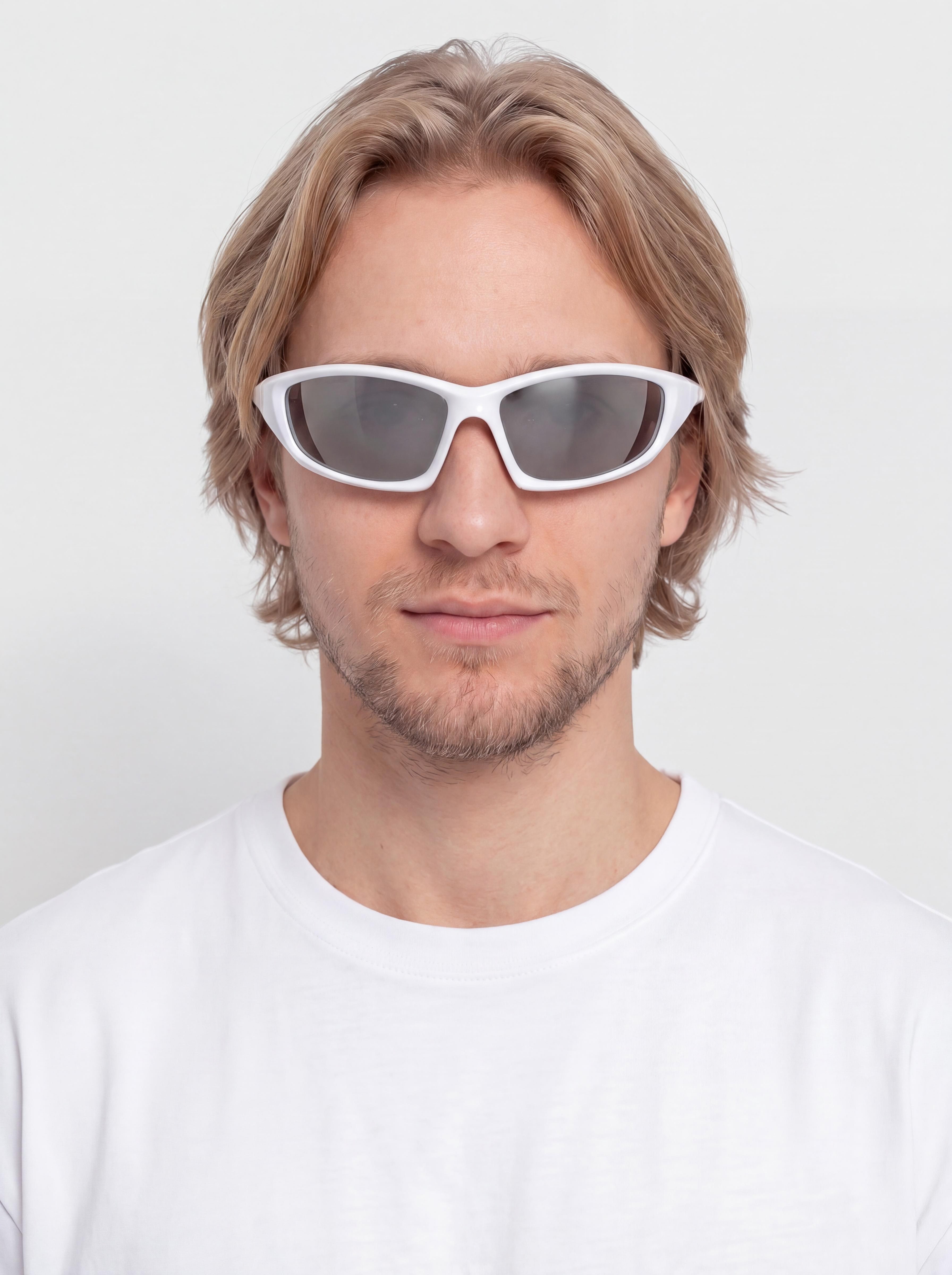 Слънчеви очила CHPO Kotti (white/silver mirror)