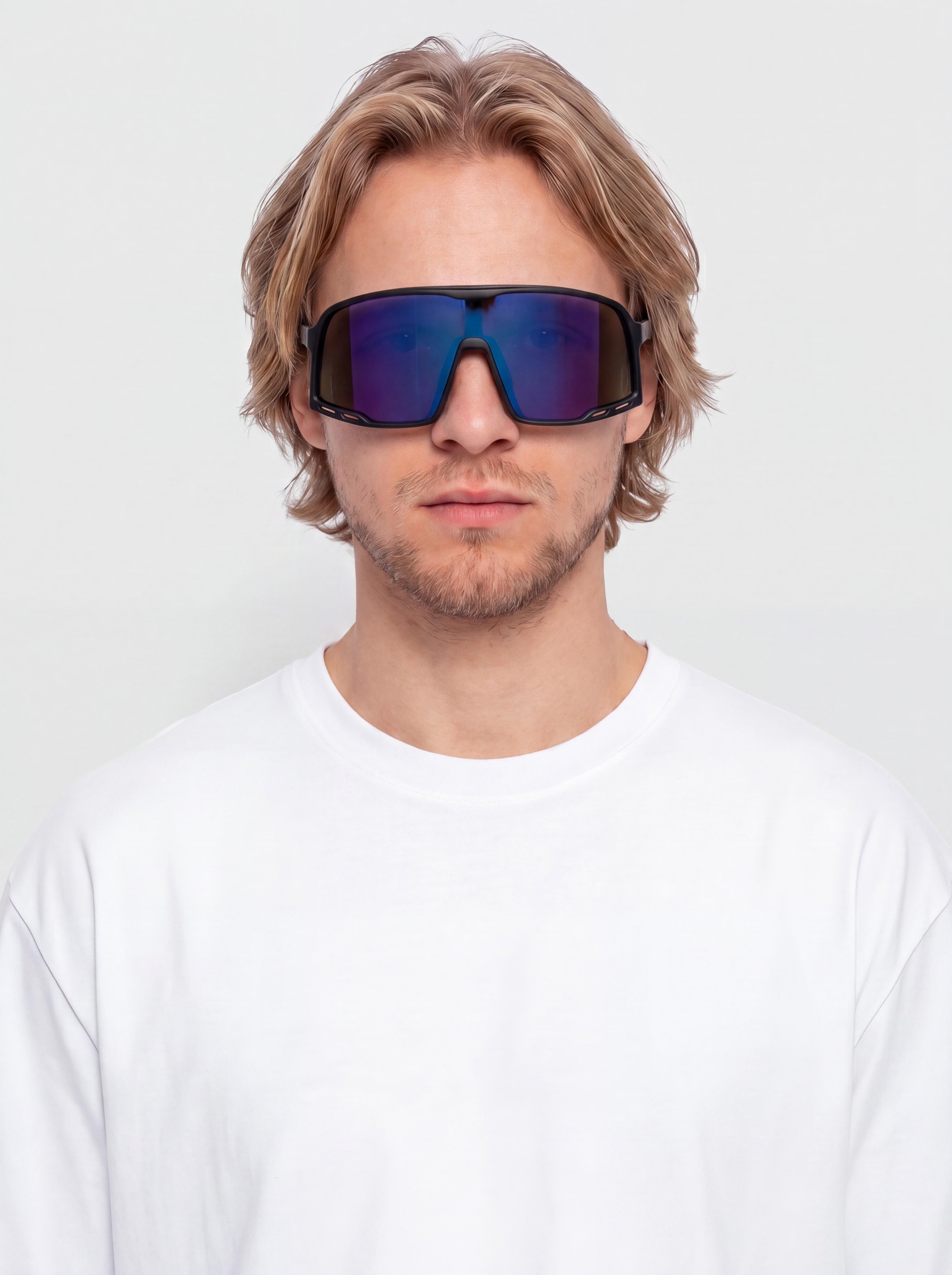 Слънчеви очила CHPO Henrik (matte black/purple mirror)