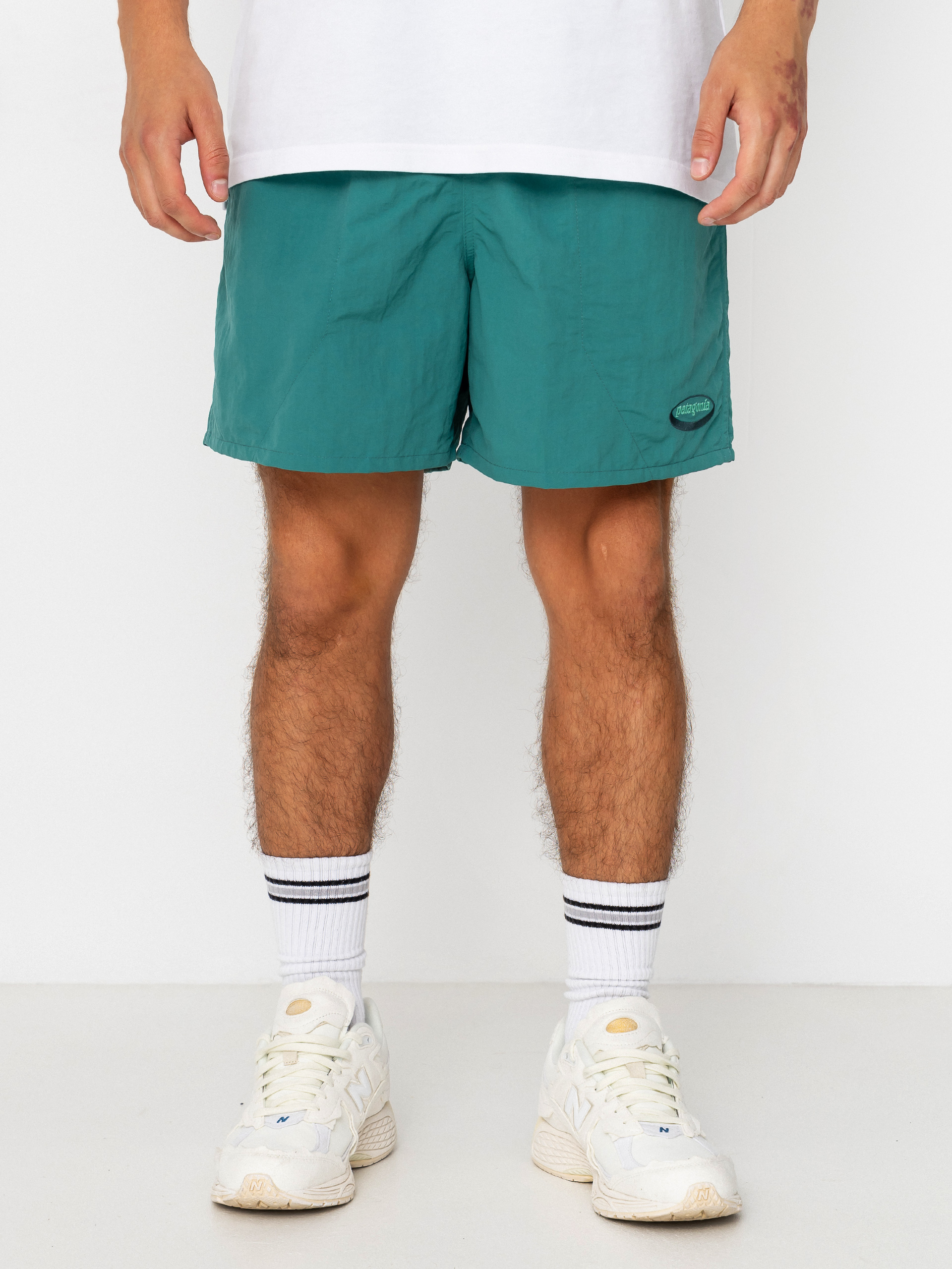 Къси панталони Patagonia Baggies 5in (95 oval logo/gem green)
