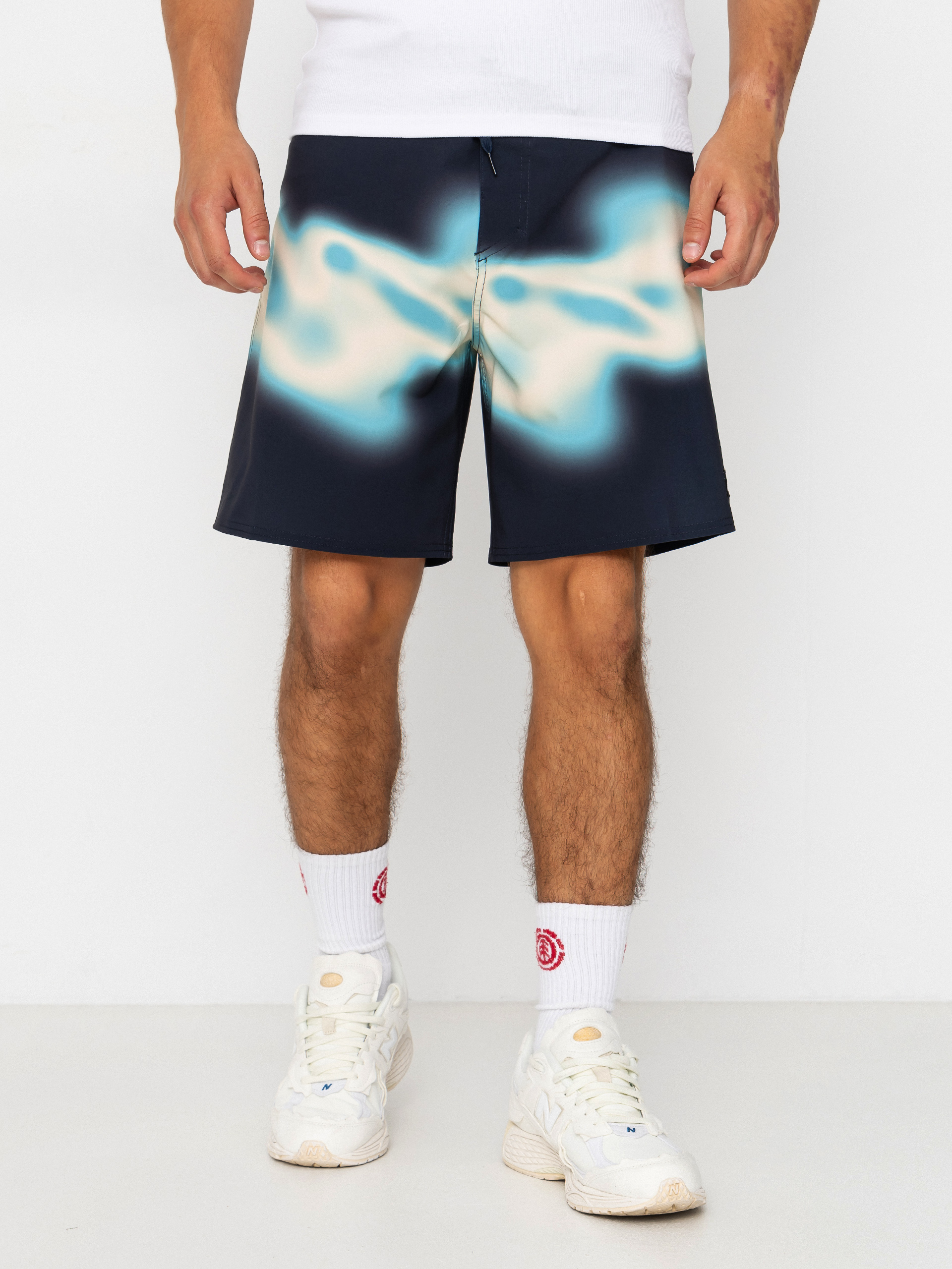 Плажни къси панталони Quiksilver Surfsilk Straight 18 (dark navy thermo stripe)