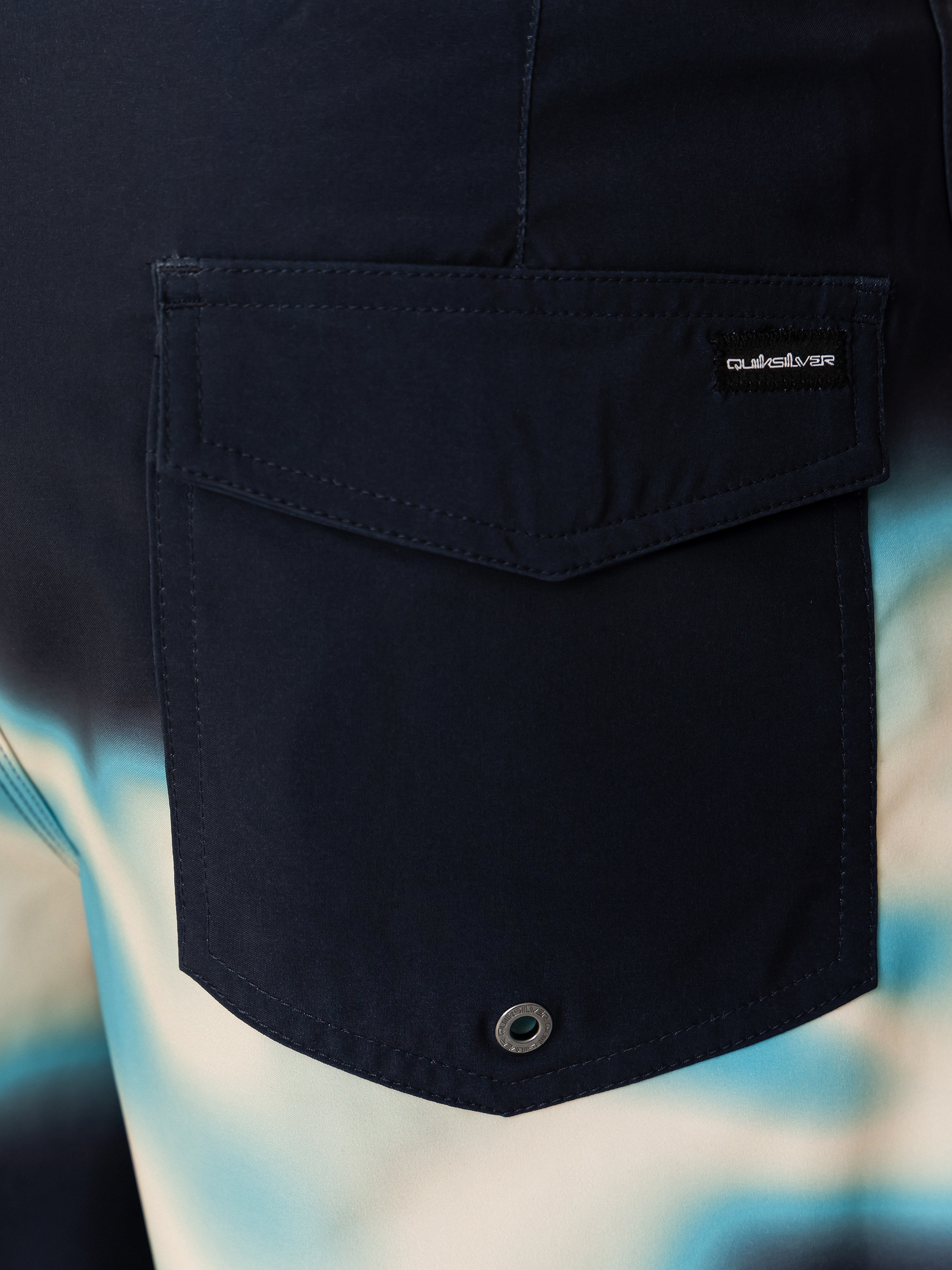 Плажни къси панталони Quiksilver Surfsilk Straight 18 (dark navy thermo stripe)