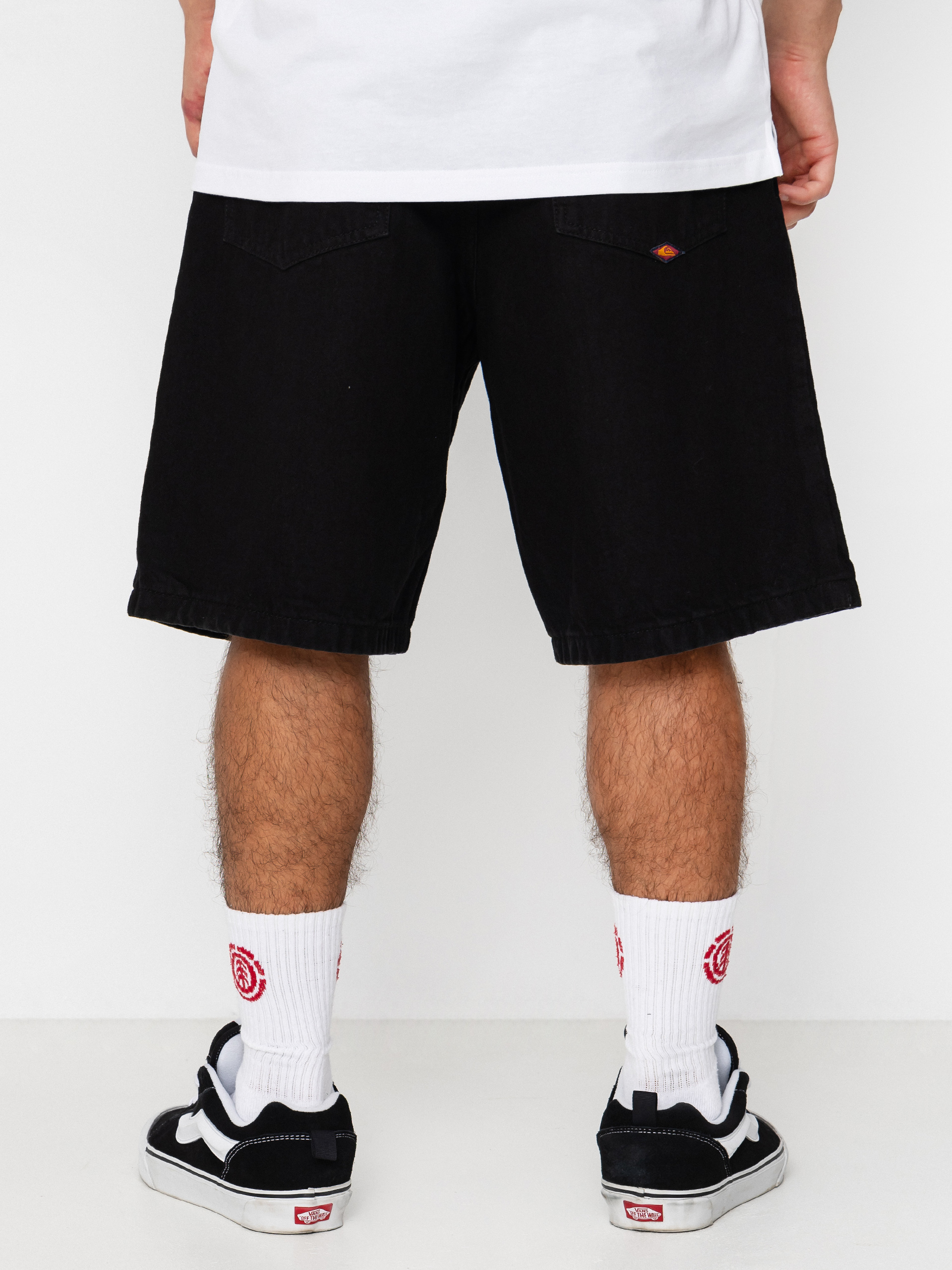 Къси панталони Quiksilver Baggy Denim (black)