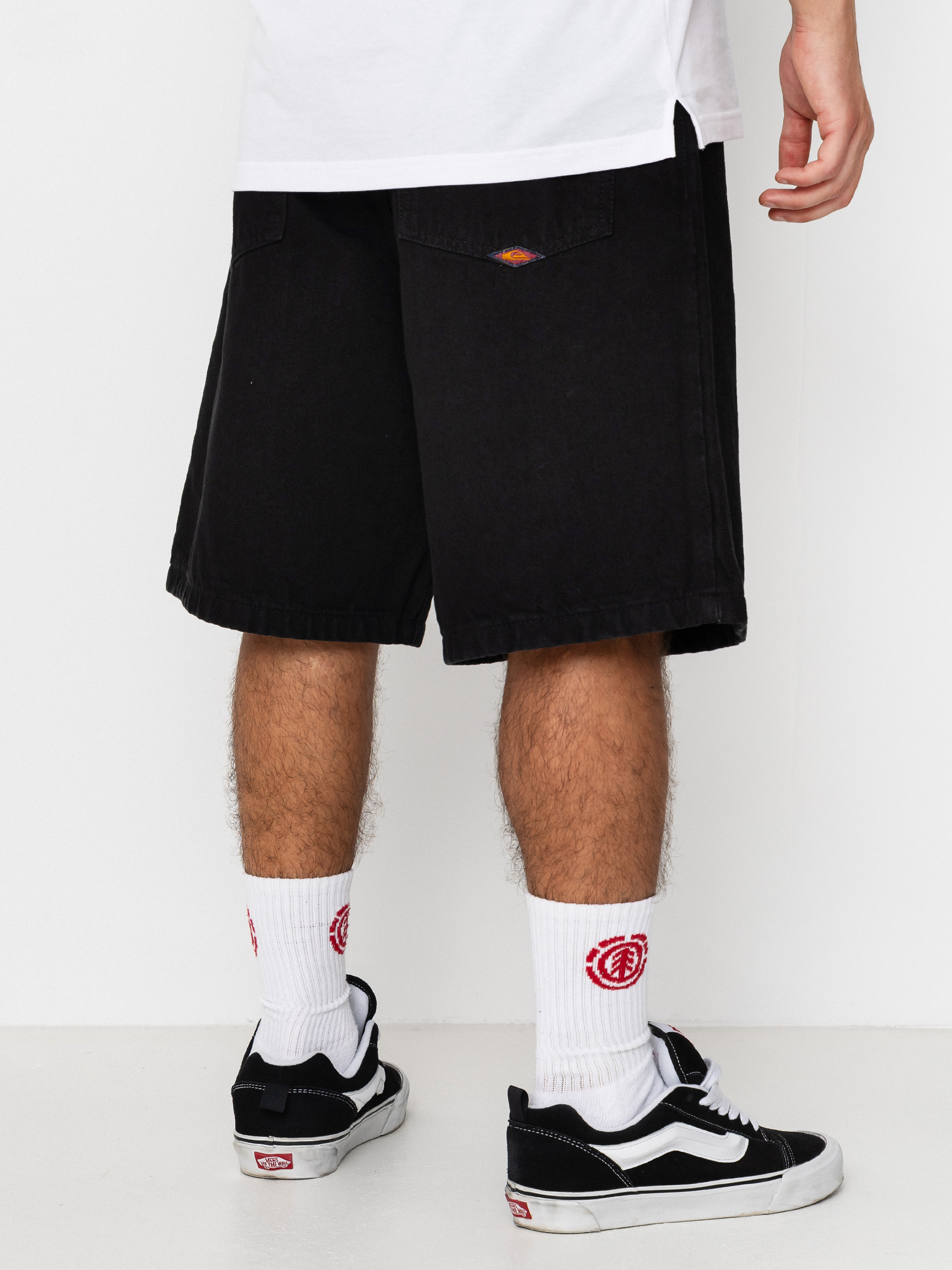 Къси панталони Quiksilver Baggy Denim (black)