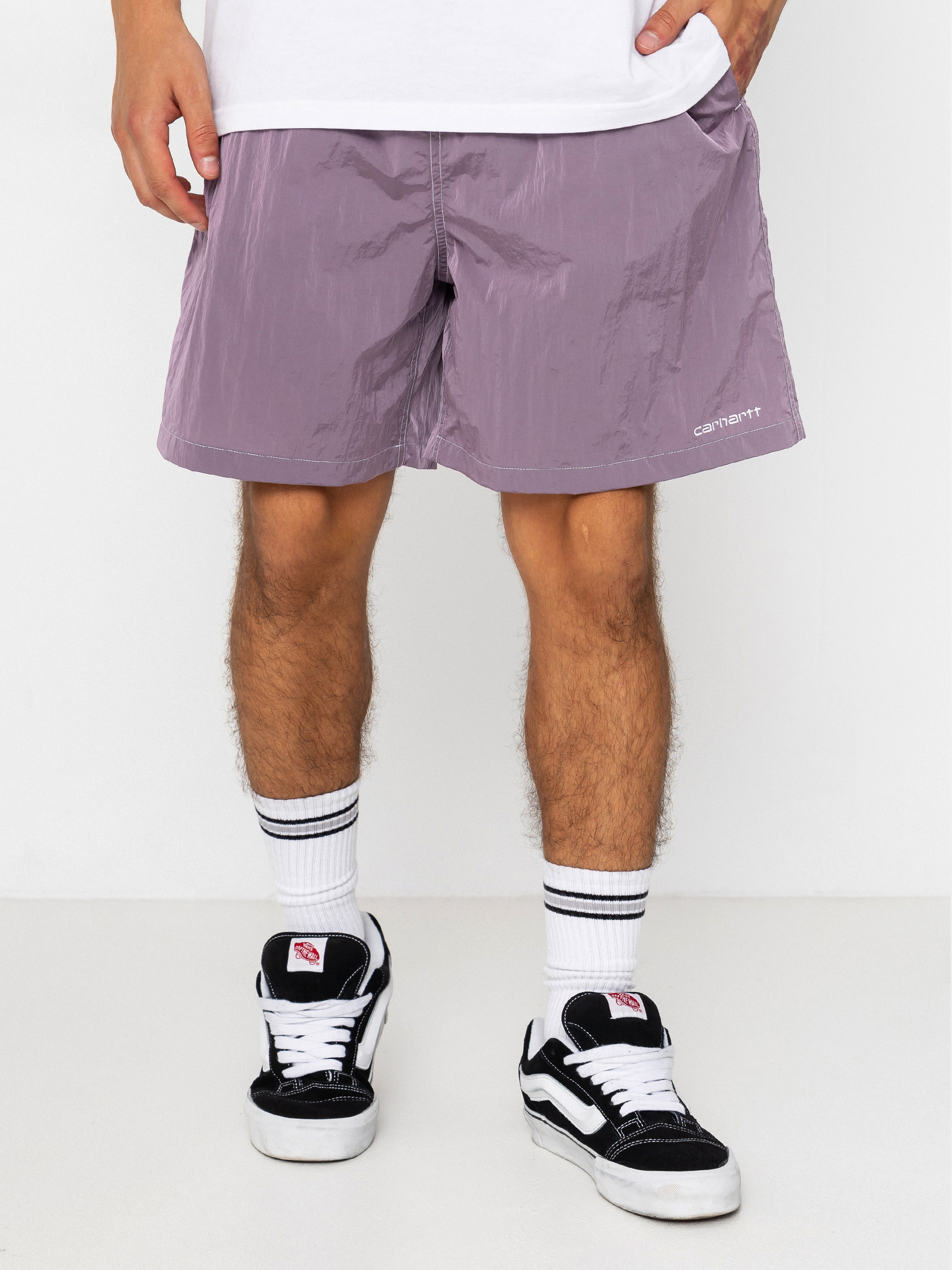 Къси панталони Carhartt WIP Canby Swim (gentle purple/white)