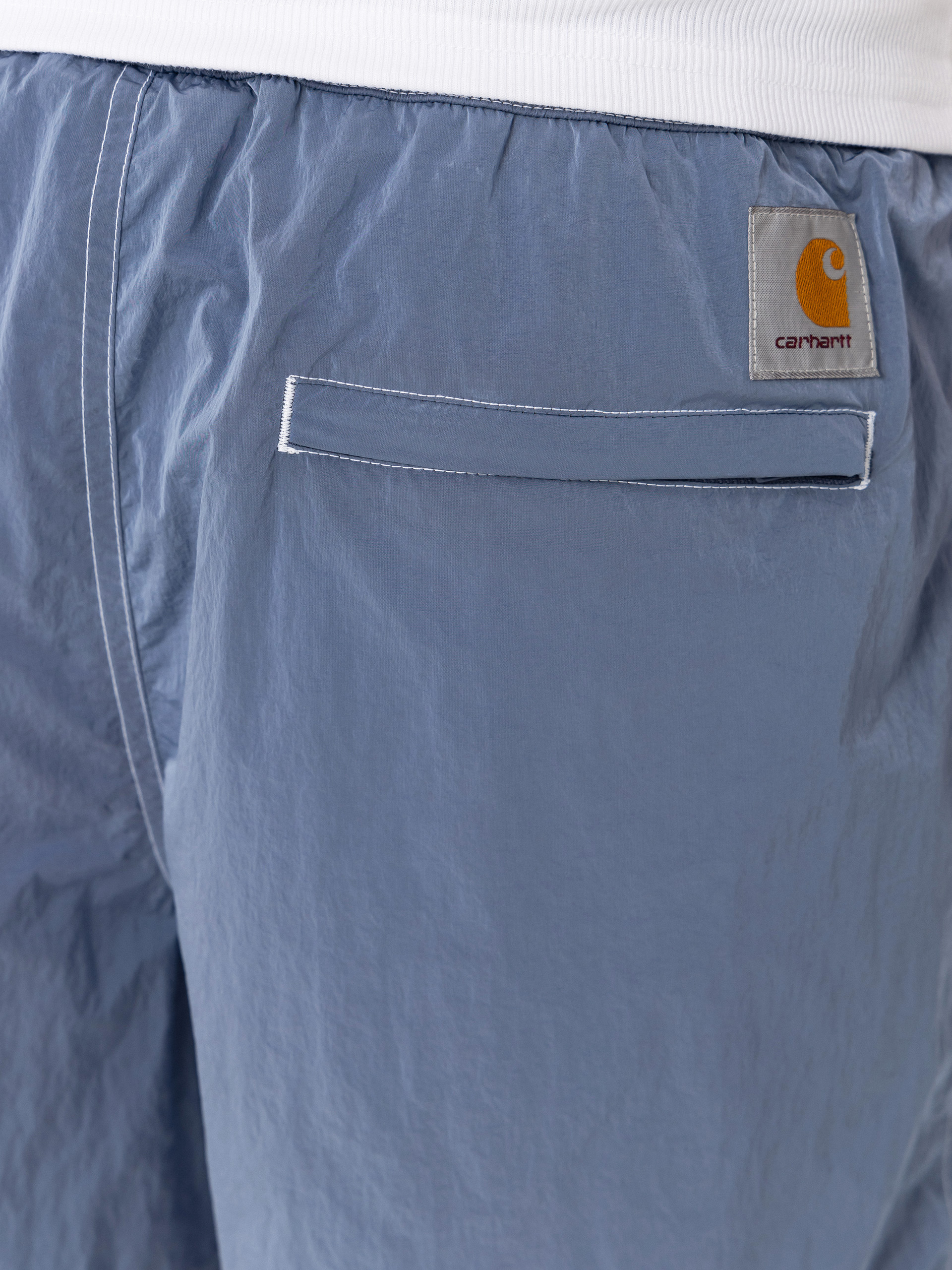 Къси панталони Carhartt WIP Canby Swim (gentle blue/white)