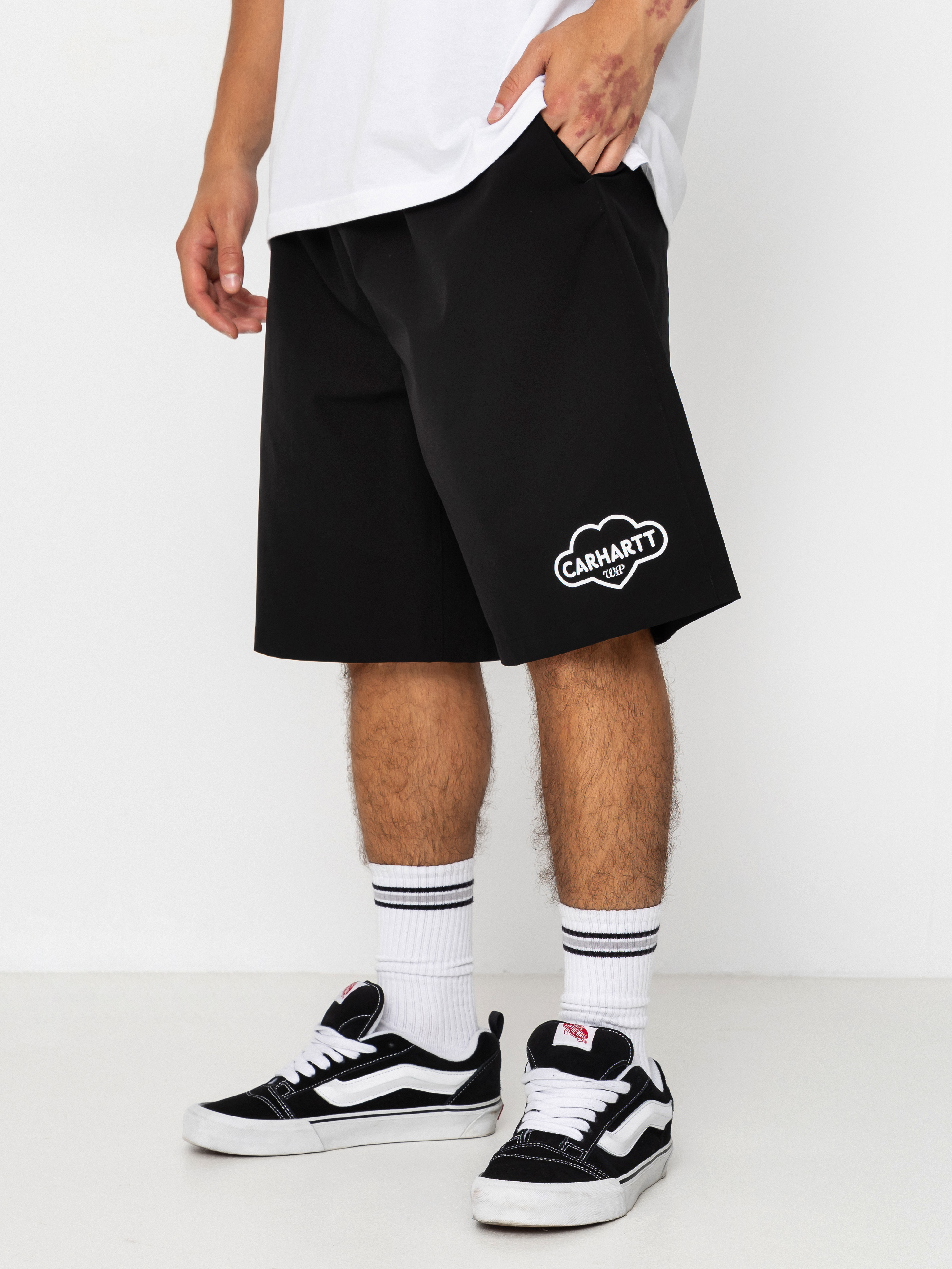 Къси панталони Carhartt WIP Cloud Heart Swim (black)