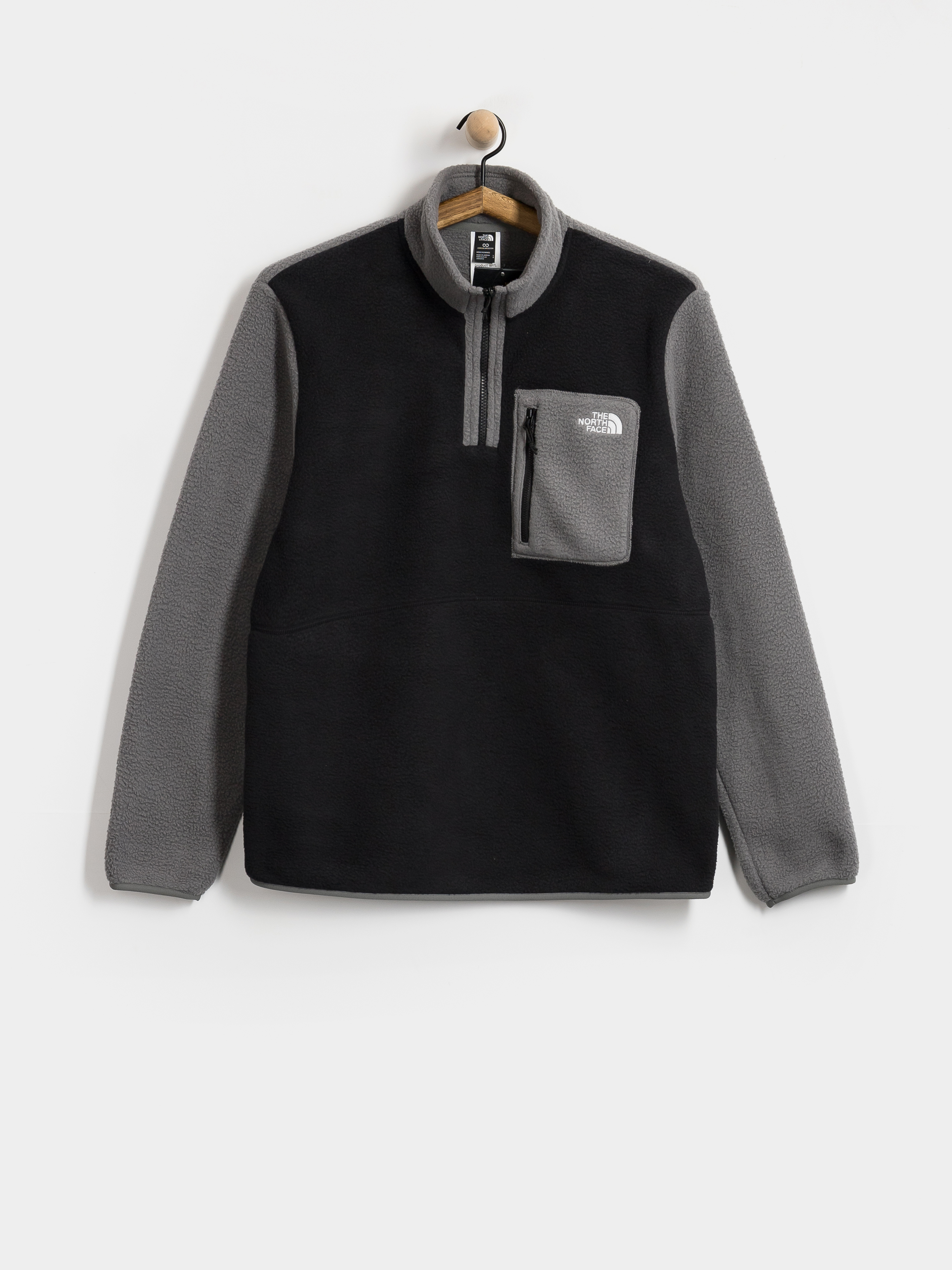Поларени суитшърт The North Face Yumiori 1/4 Zip (tnf black/smoked pearl)