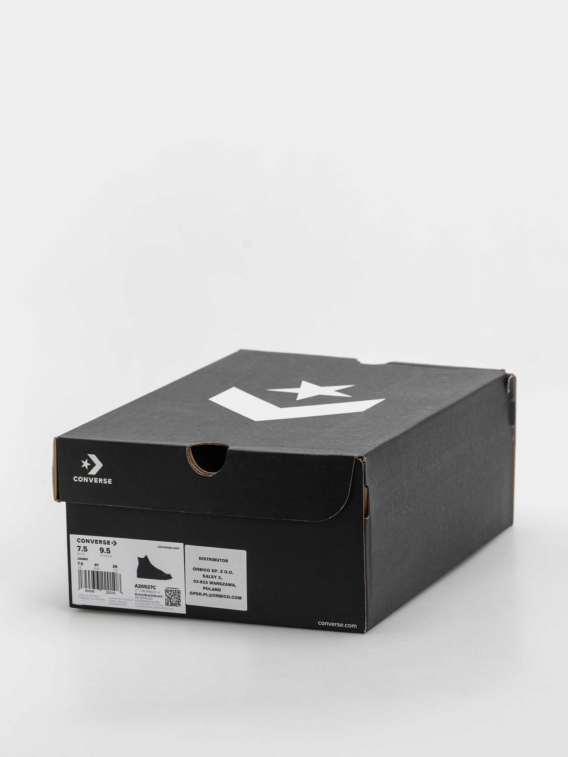 Кецове Converse Chuck Taylor Throwback Hi (black/black/black)