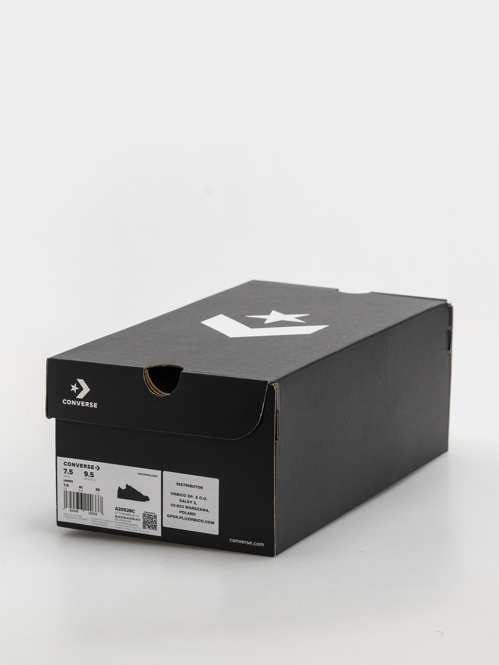Кецове Converse Chuck Taylor Throwback Ox (black/black/black)