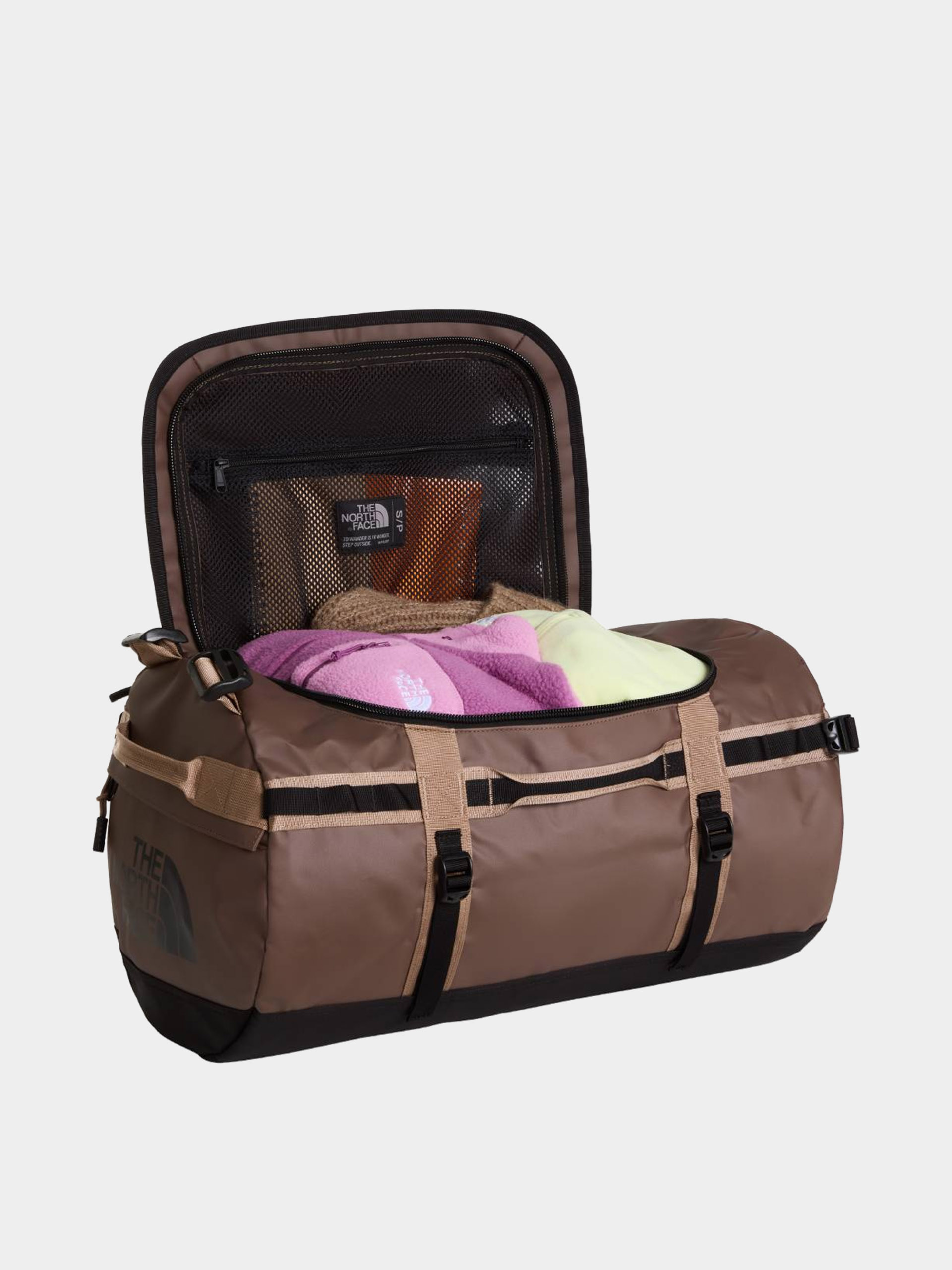 Чанта The North Face Base Camp Duffel S (smokey brown/tnf black)