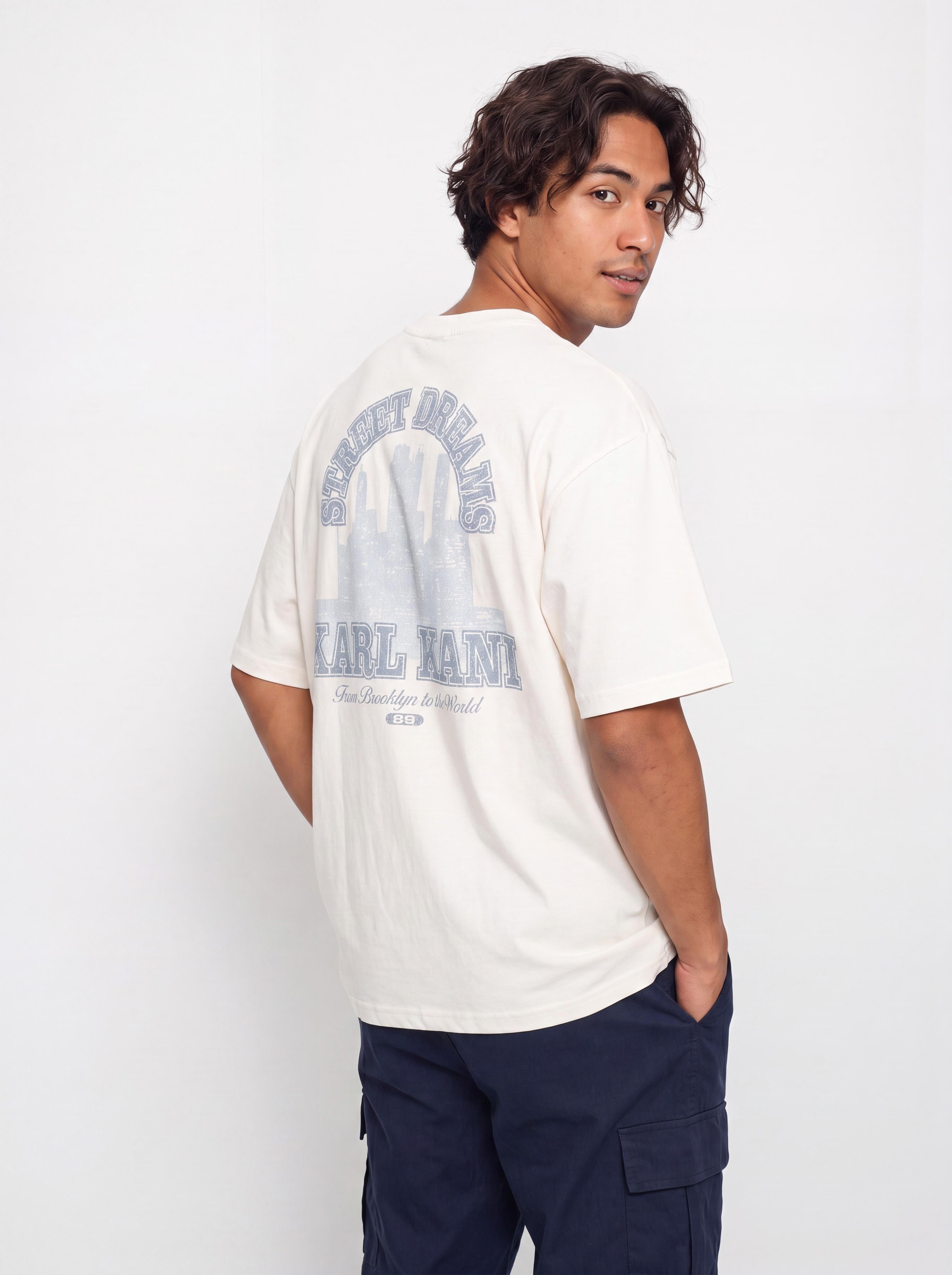 u0422u0435u043du0438u0441u043au0430 Karl Kani Signature Oversized (white)