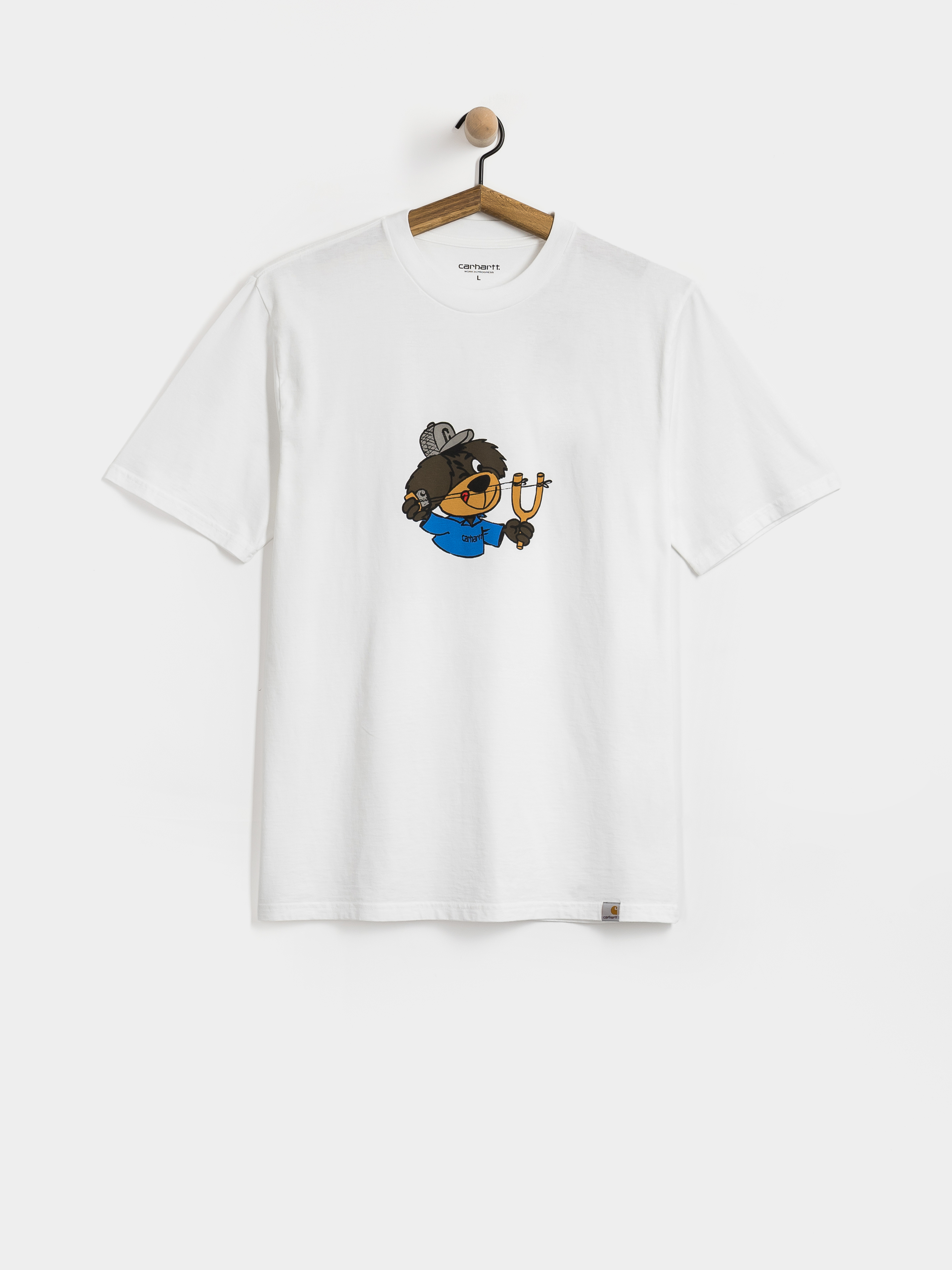 u0422u0435u043du0438u0441u043au0430 Carhartt WIP Slingshot (white/heavy enzyme wash)