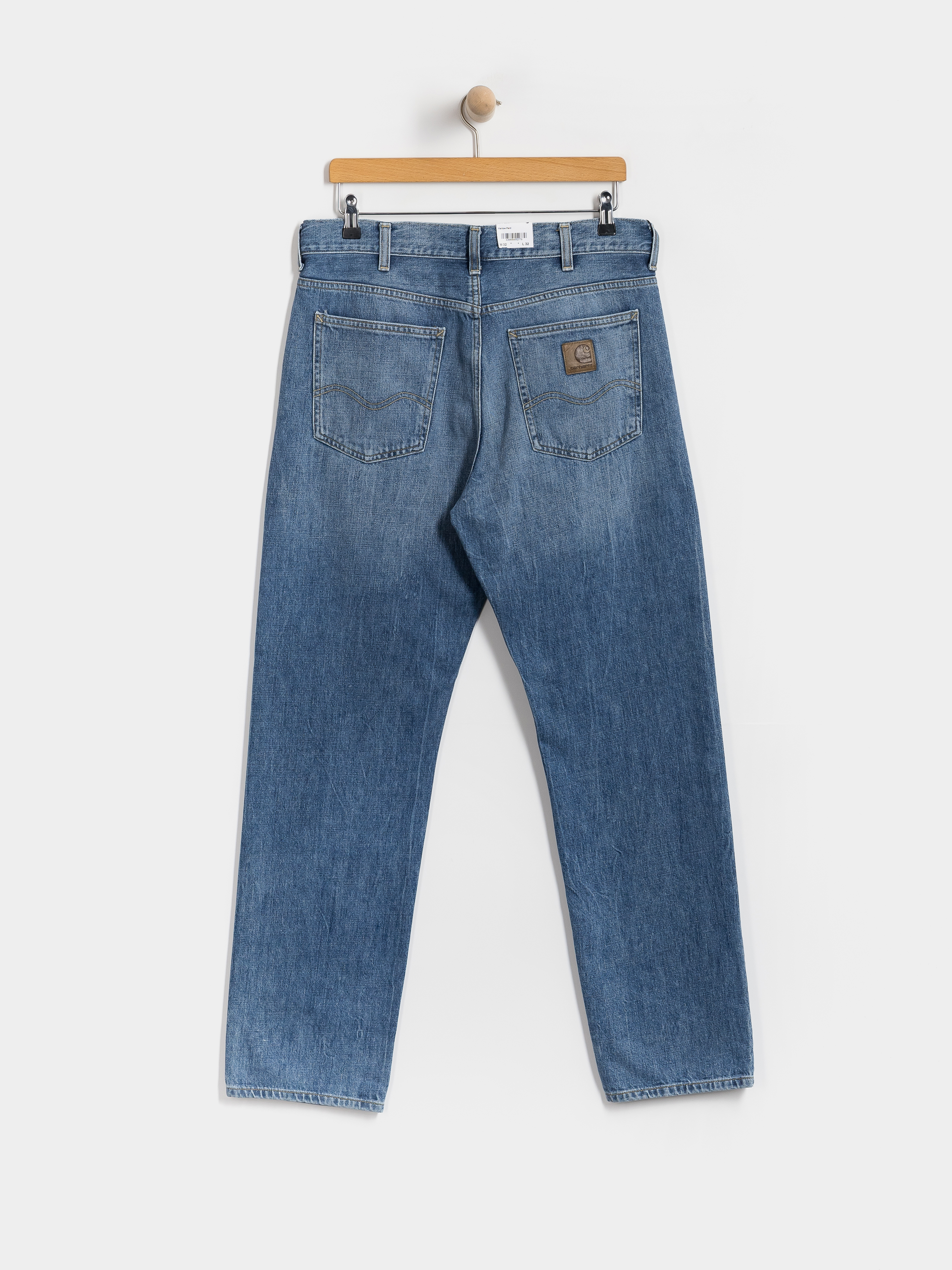 Панталони Carhartt WIP Marlow (blue/marble used wash)