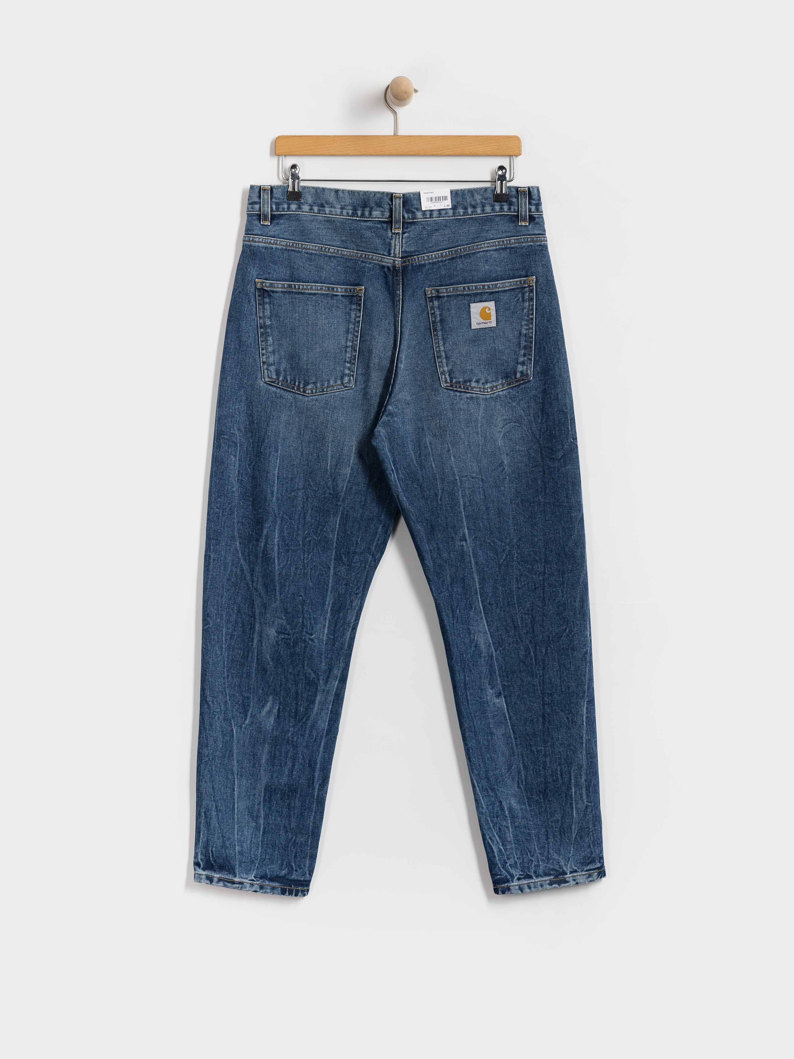 Панталони Carhartt WIP Newel (blue/marble used wash)