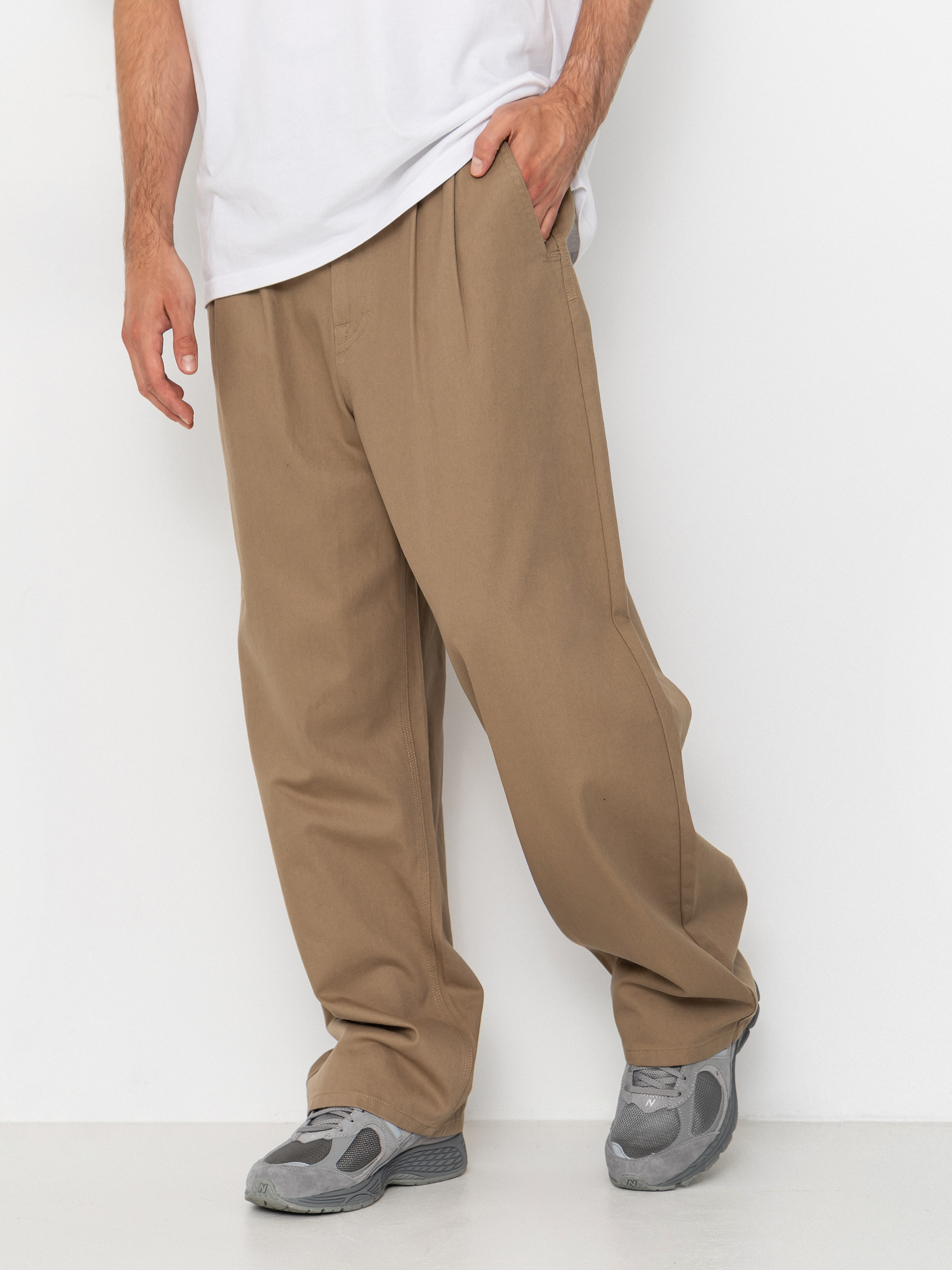 Панталони Volcom Baggos Pleat (khaki)