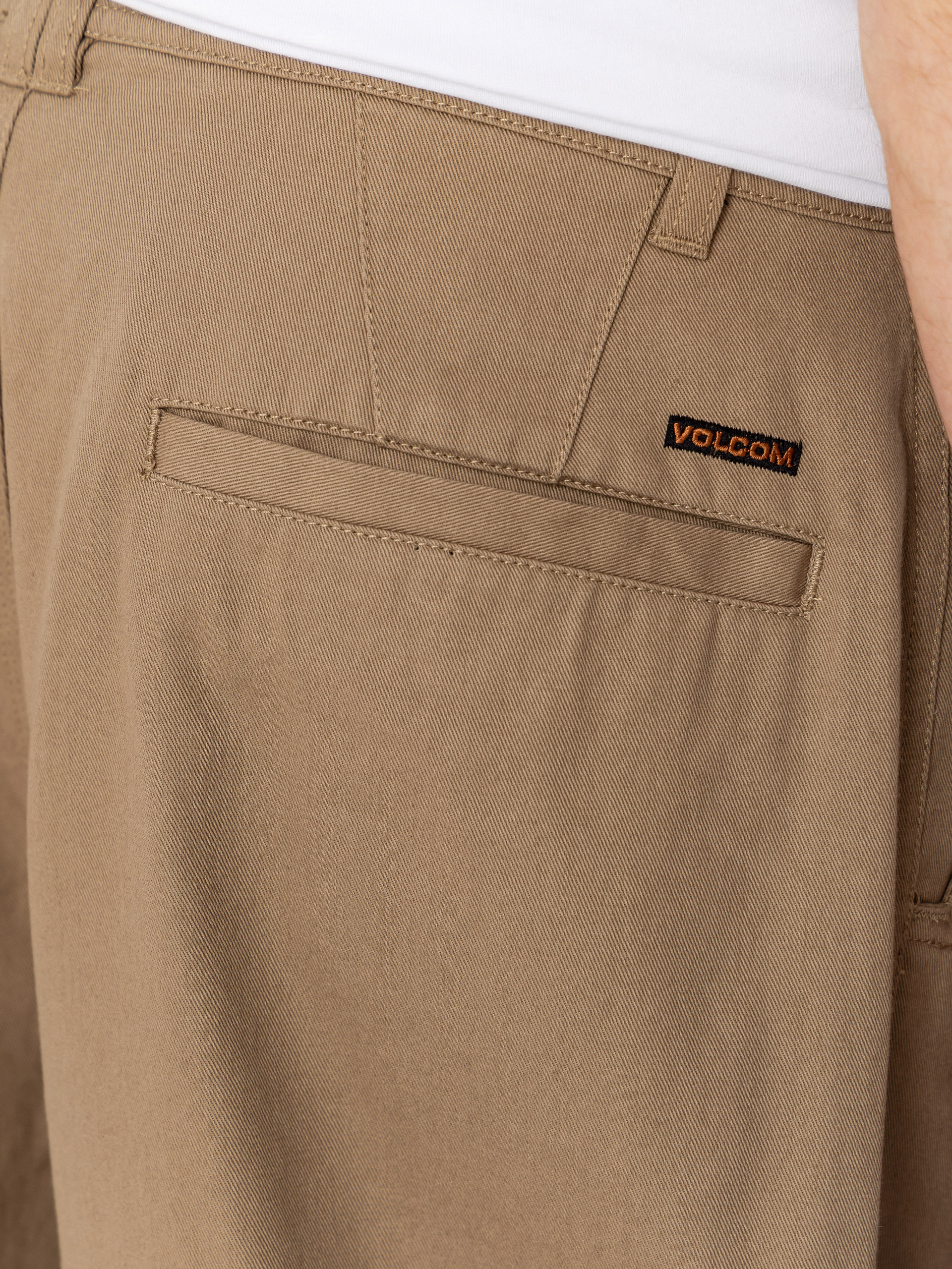 Панталони Volcom Baggos Pleat (khaki)