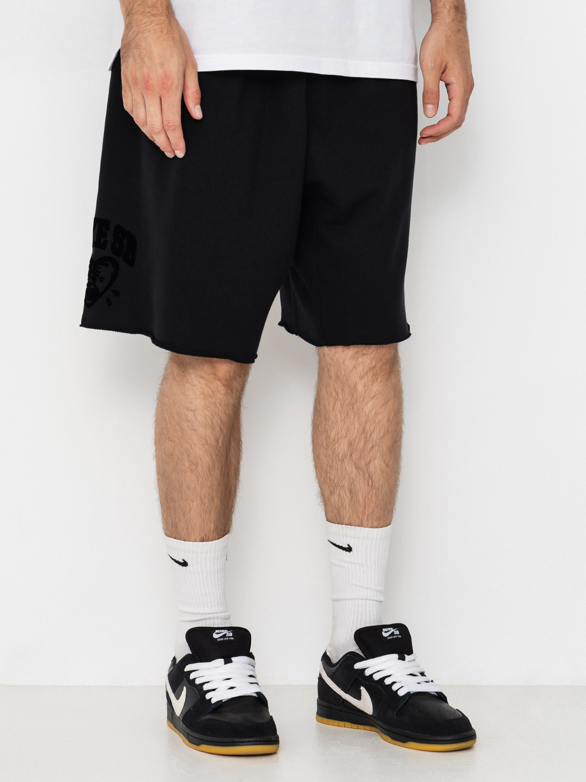 Къси панталони Nike SB Gfx Flc (black/white)