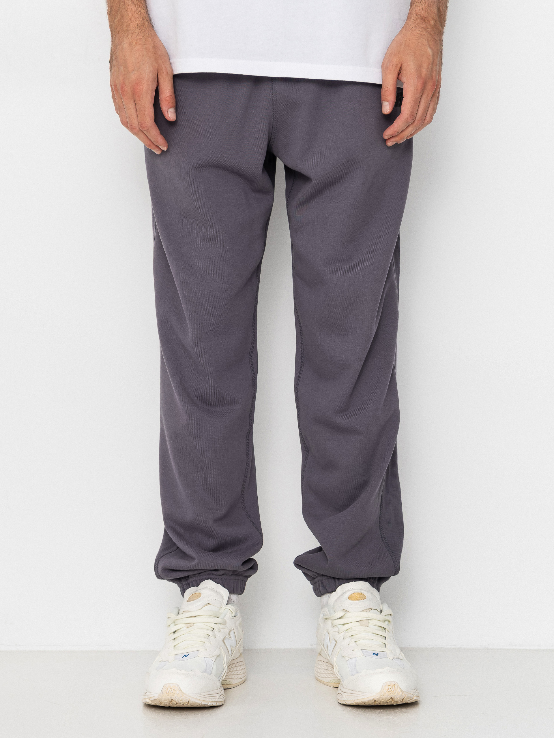Панталони New Balance Athletics French Terry Jogger (neptune grey)