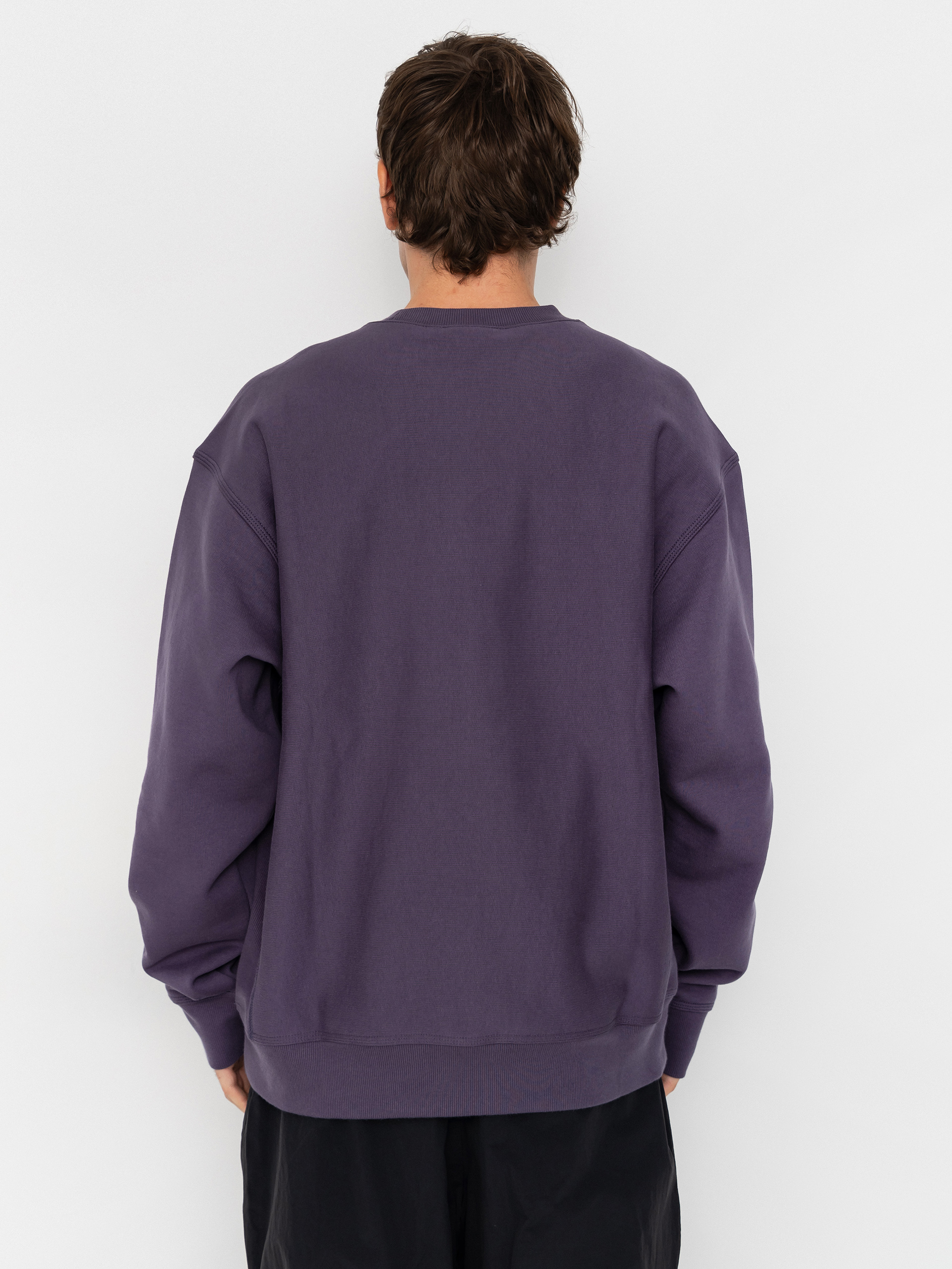 Суитшърт Carhartt WIP American Script (shady purple)
