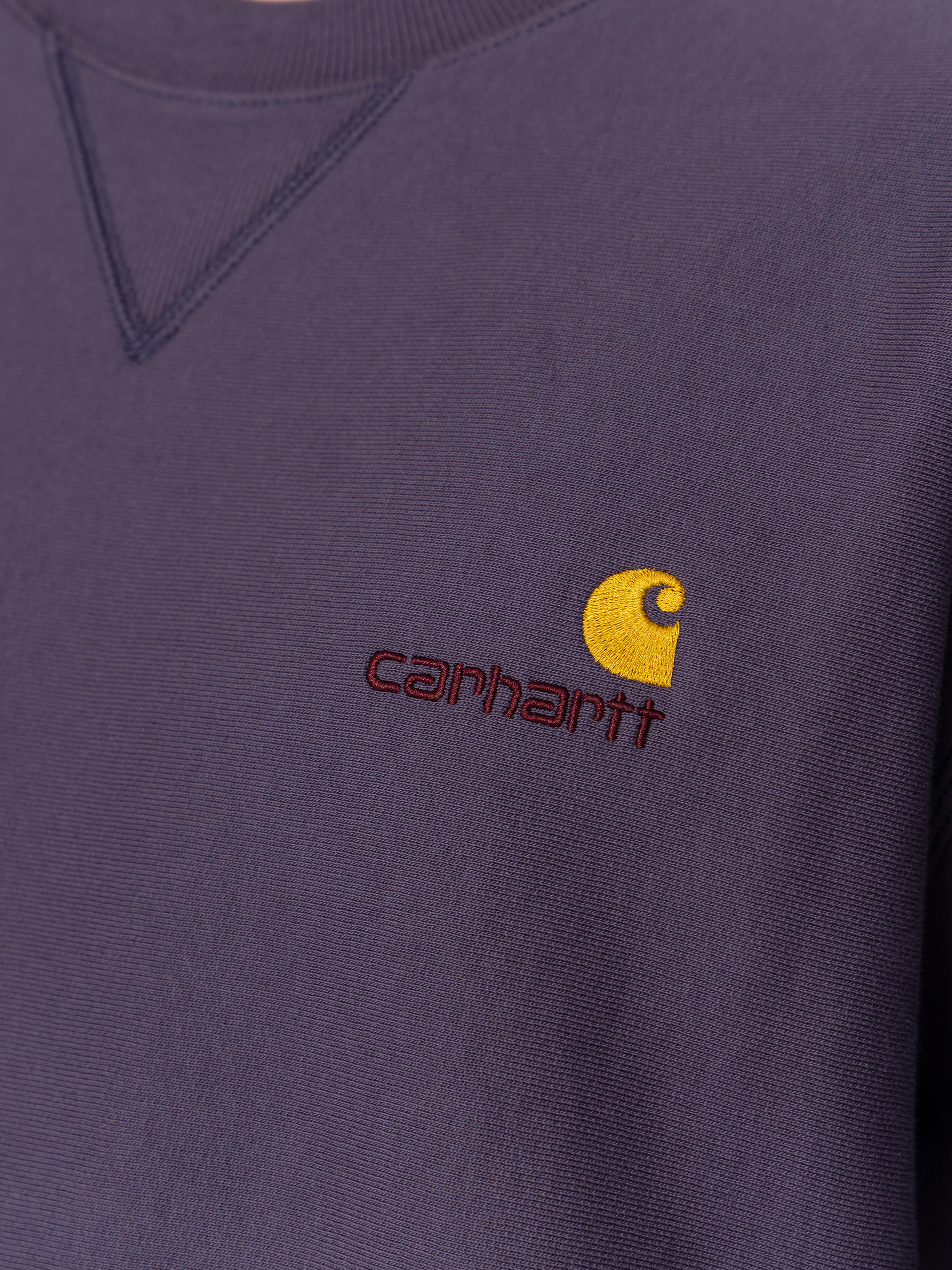 Суитшърт Carhartt WIP American Script (shady purple)