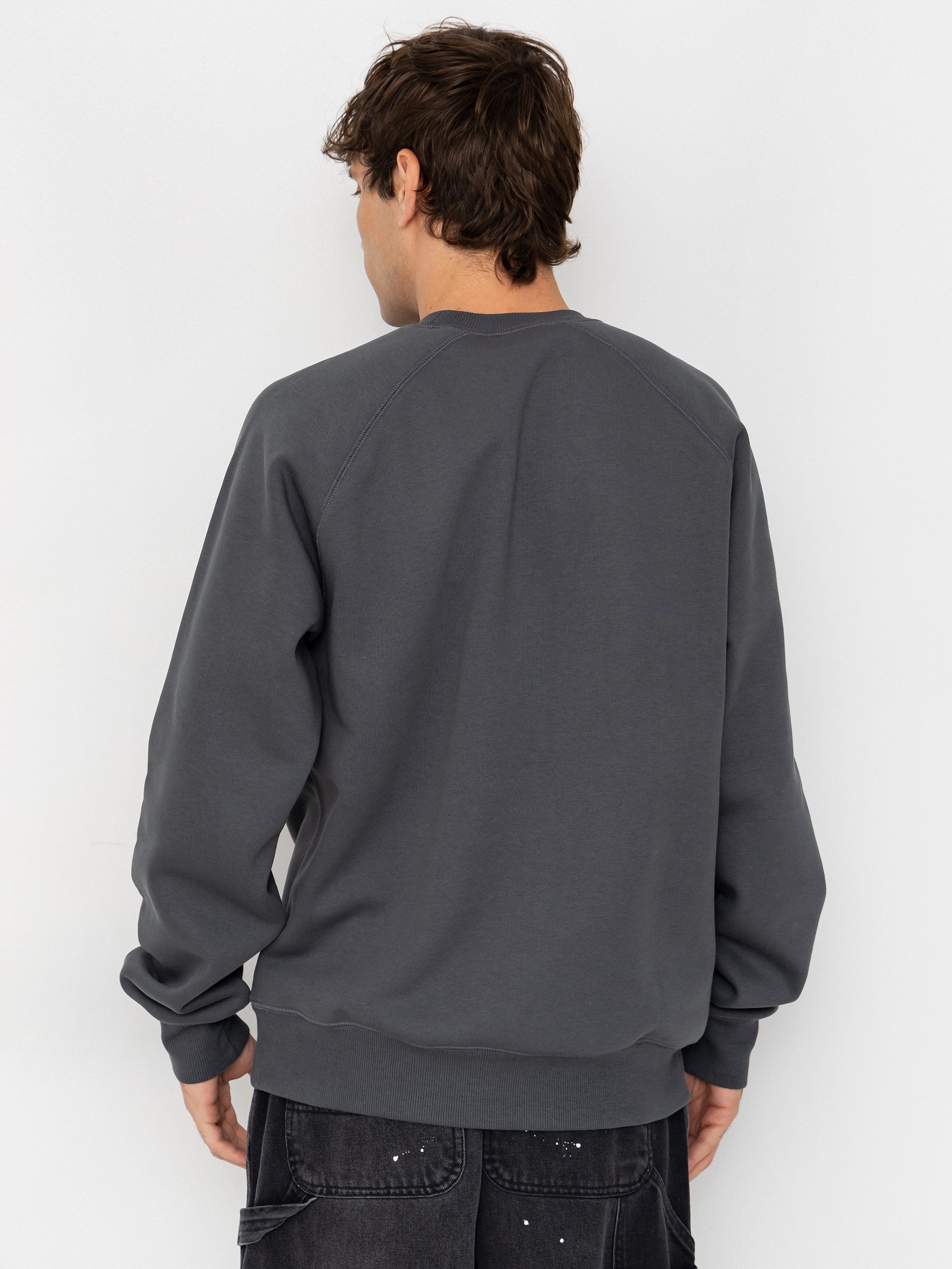 Суитшърт Carhartt WIP Chase (styx/gold)