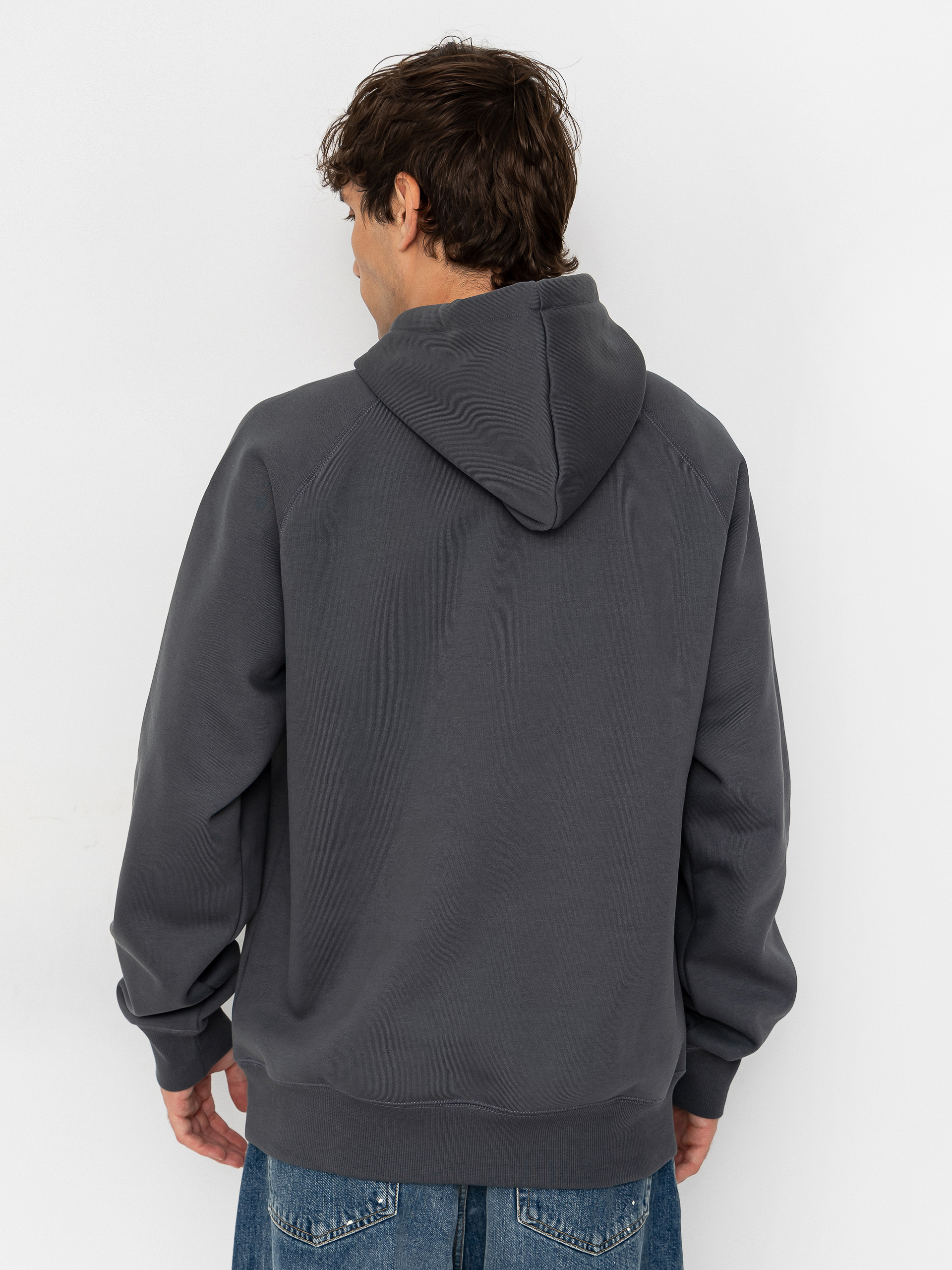 Суитшърт с качулка Carhartt WIP Chase HD (styx/gold)