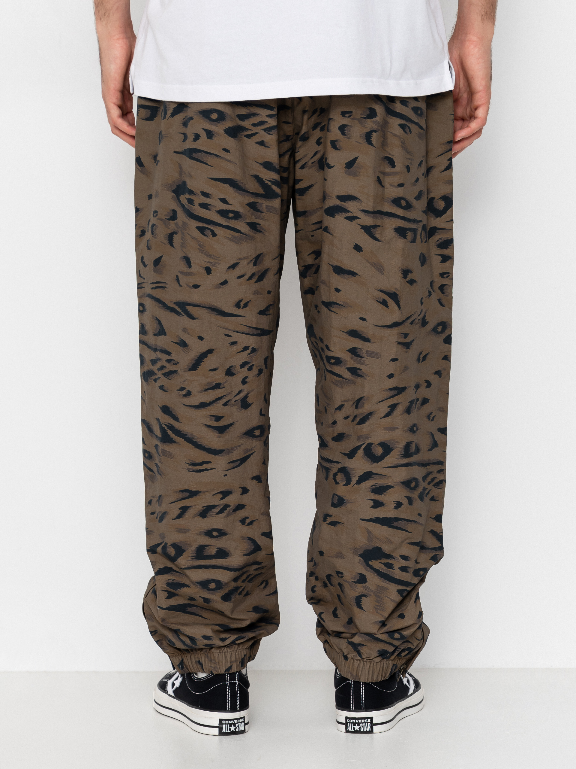 Панталони Carhartt WIP Travon (duck feather print cypress/black)