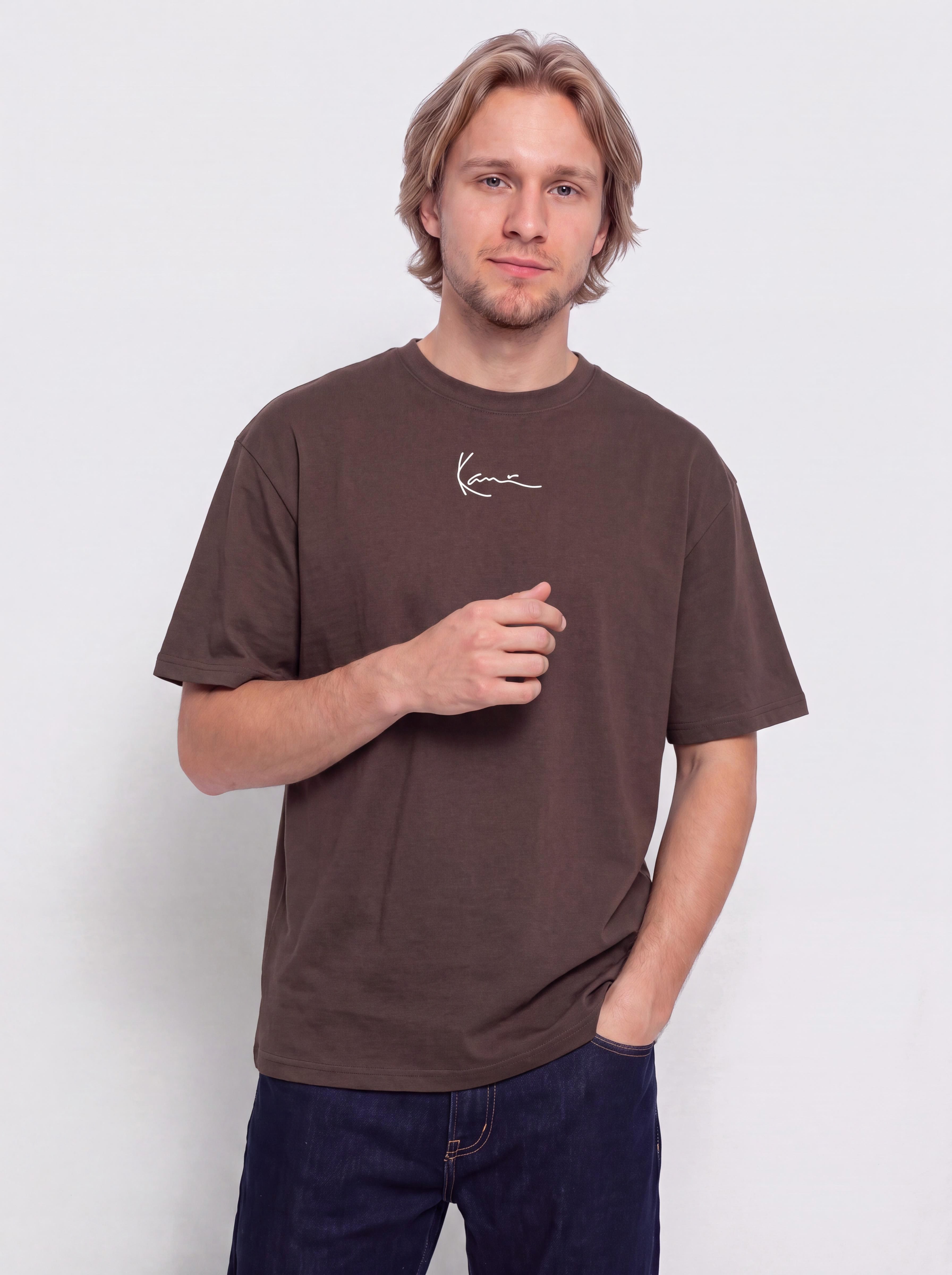 Тениска Karl Kani Small Signature Essential (brown)