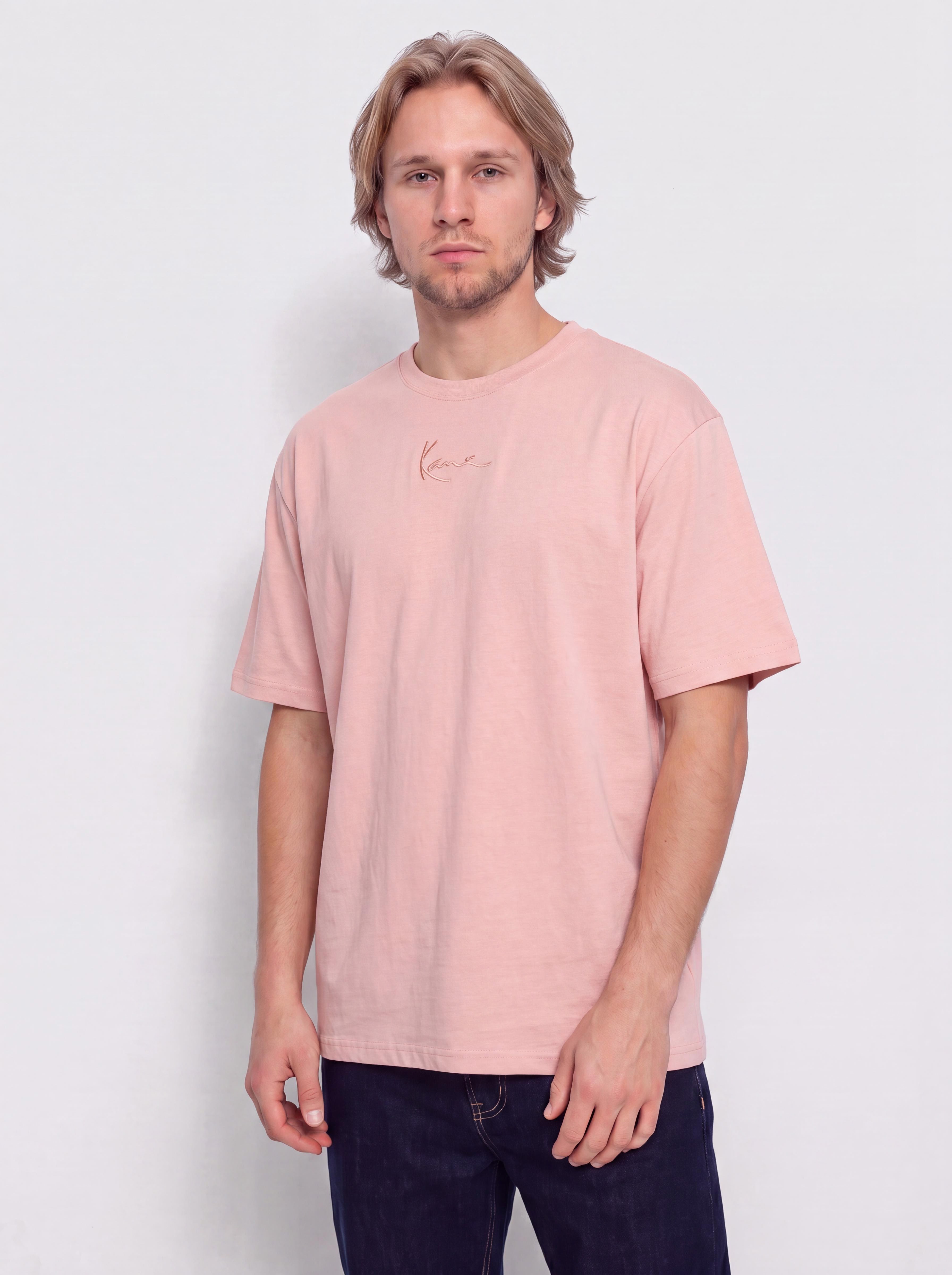 Тениска Karl Kani Small Signature Essential (pink)