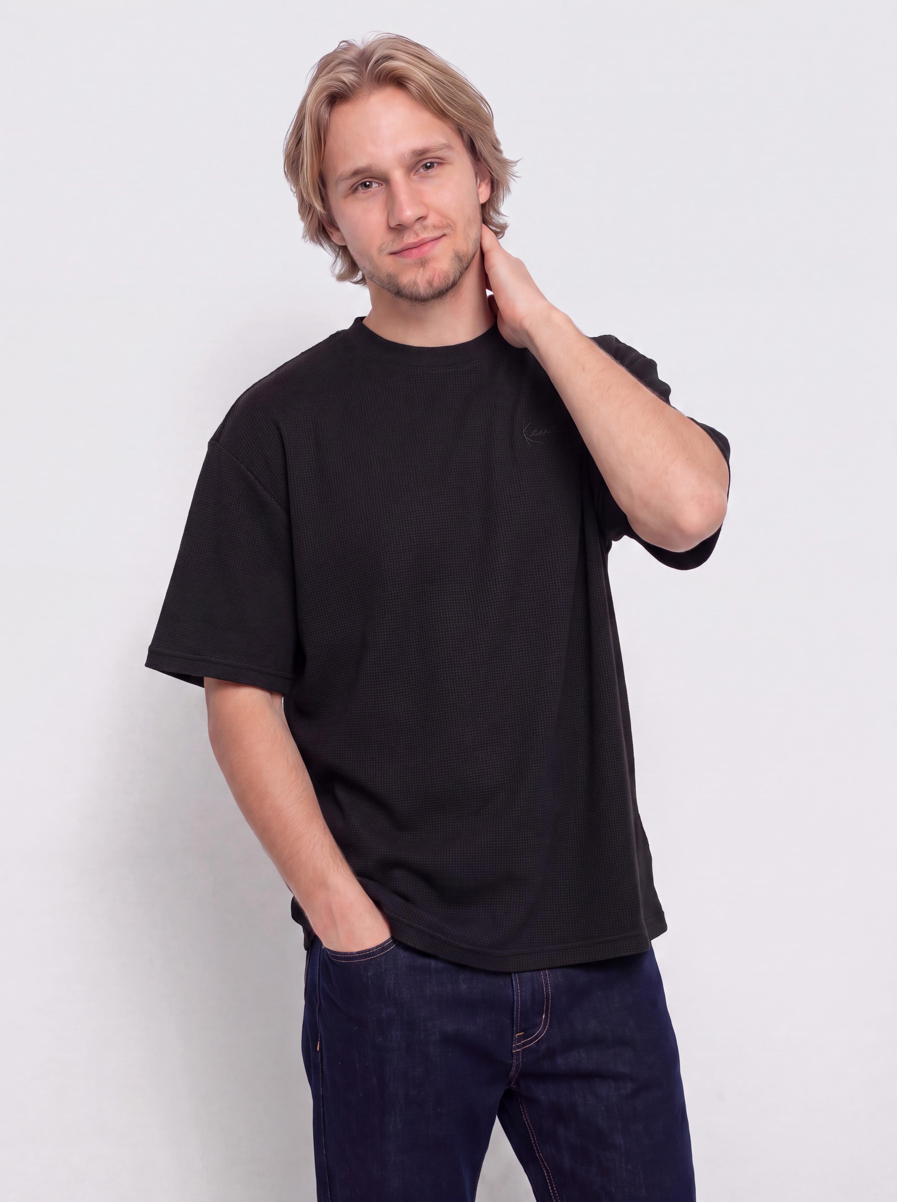 u0422u0435u043du0438u0441u043au0430 Karl Kani Signature Waffle Oversized (black)