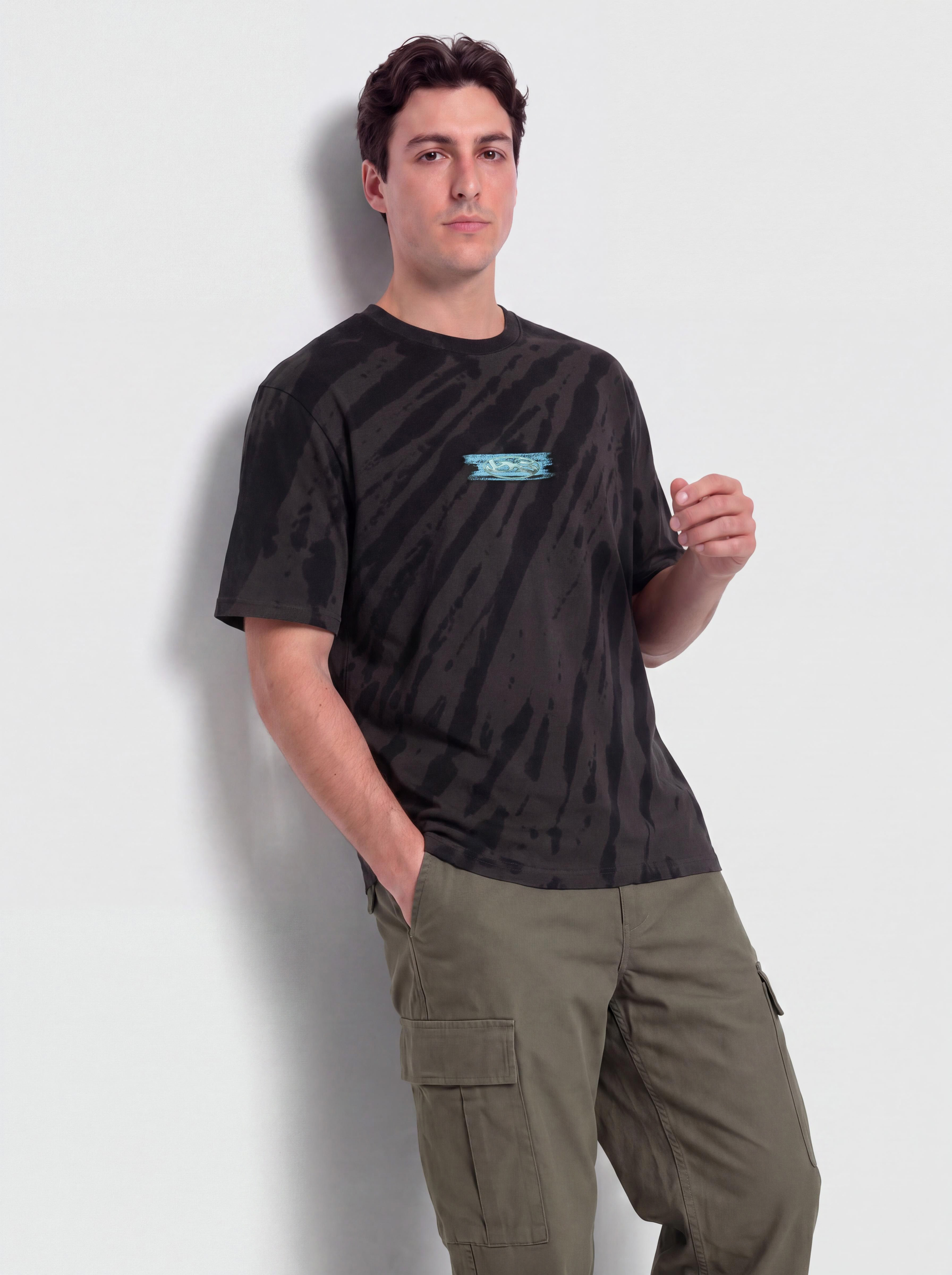 Тениска Yardsale Tiedye Cool Waters (black)