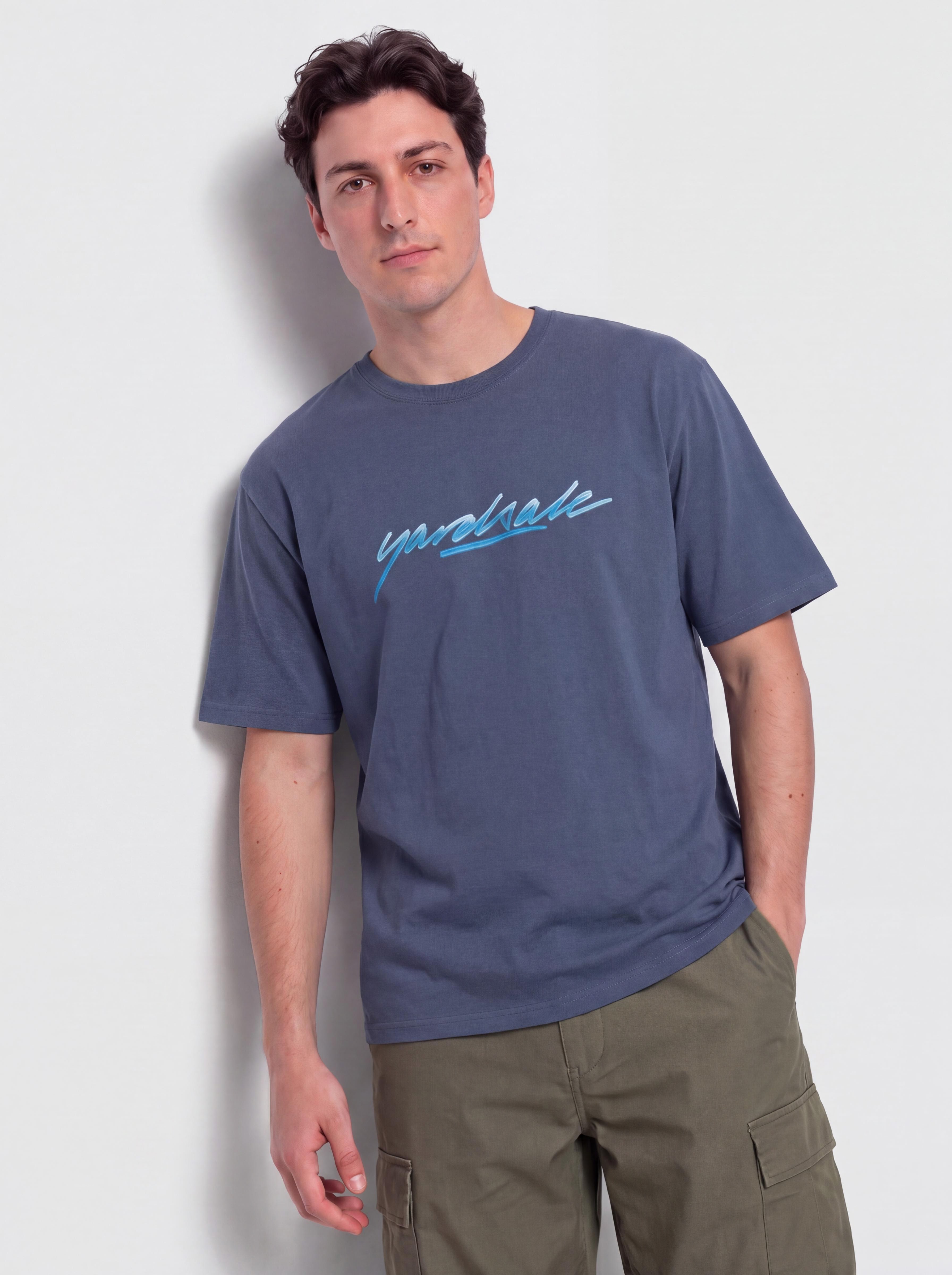 Тениска Yardsale Washed Script (blue)