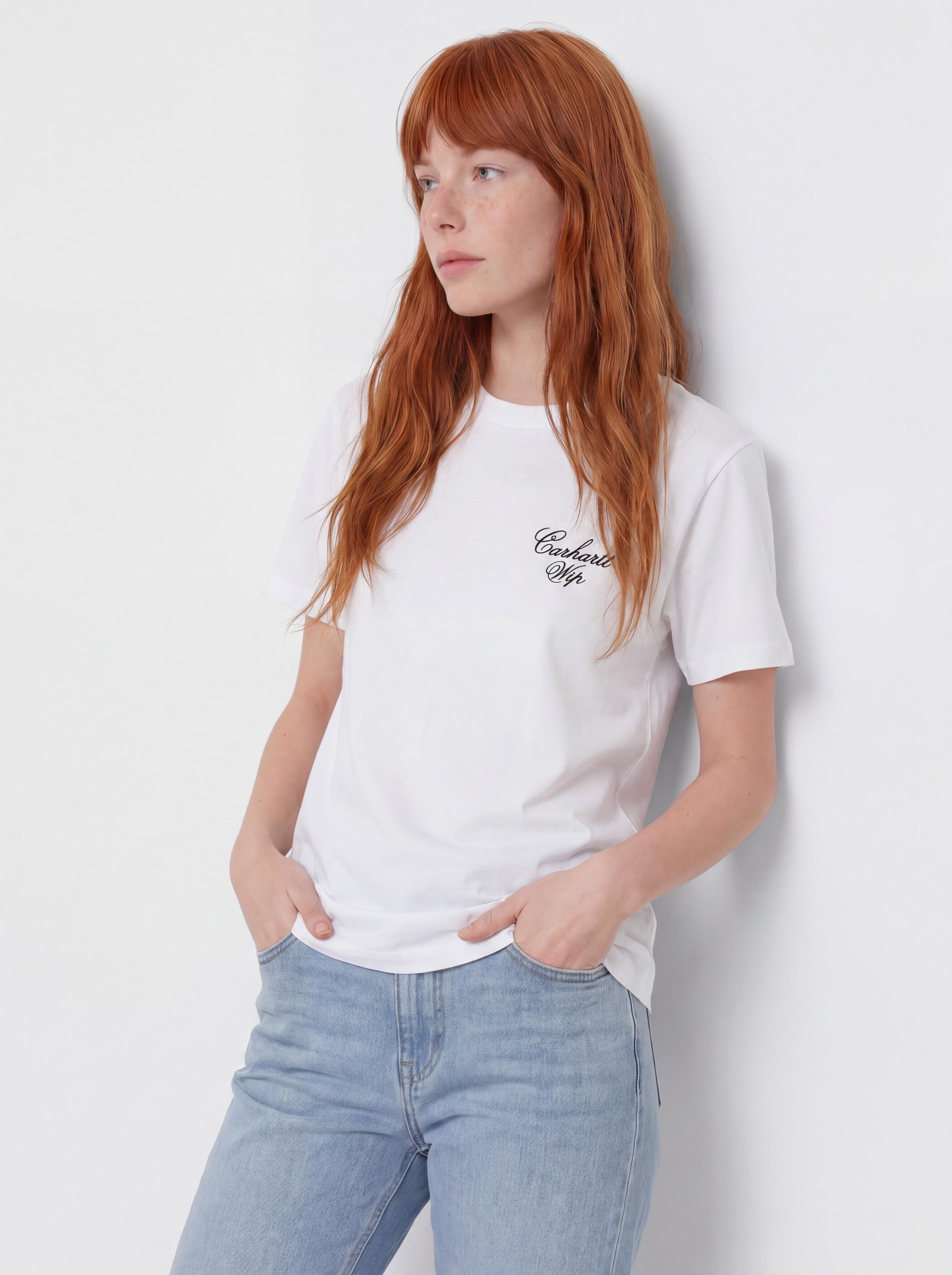 Тениска Carhartt WIP Gracious Wmn (white)
