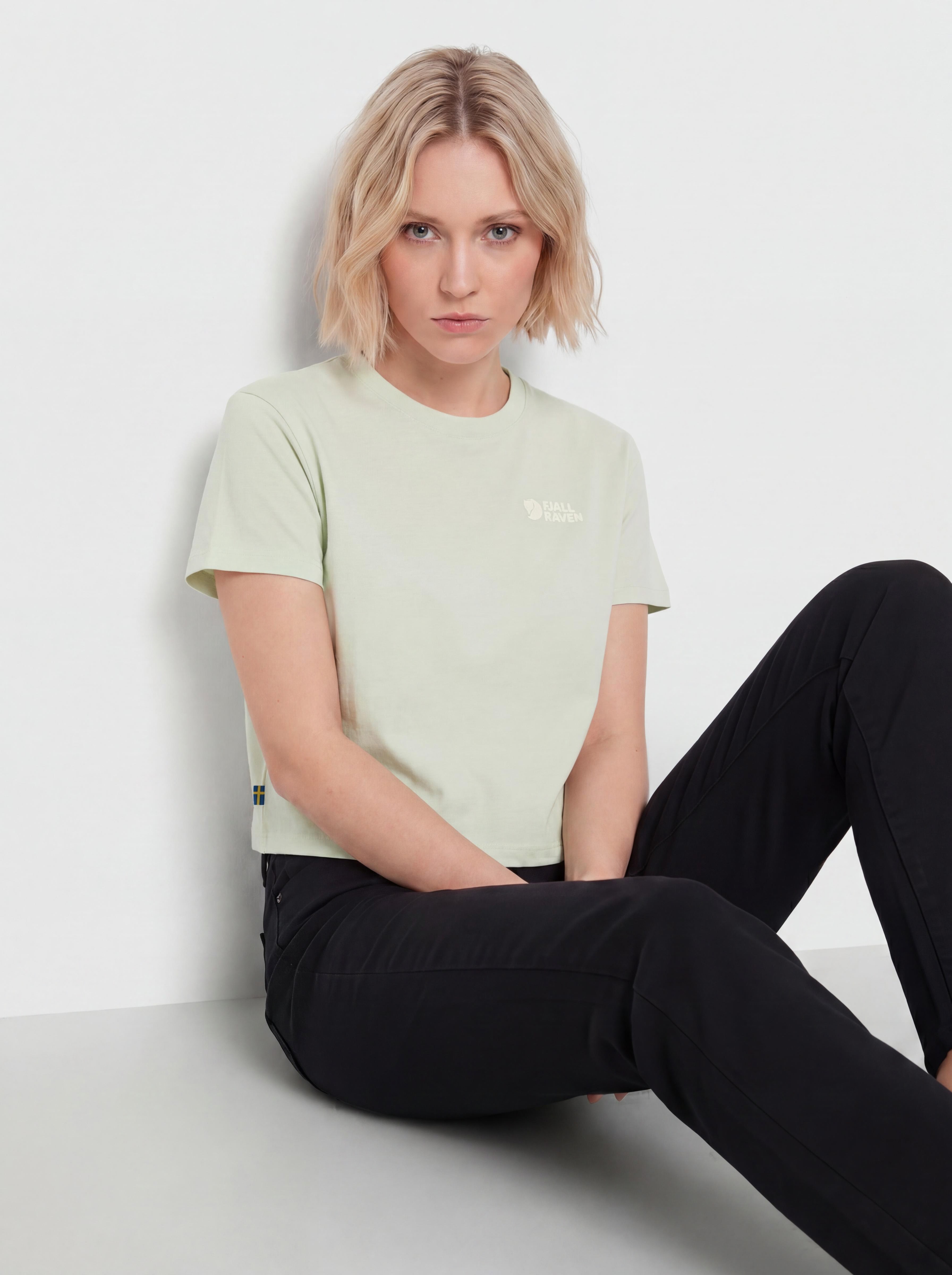 Тениска Fjallraven Forest Walk Wmn (soft jade)