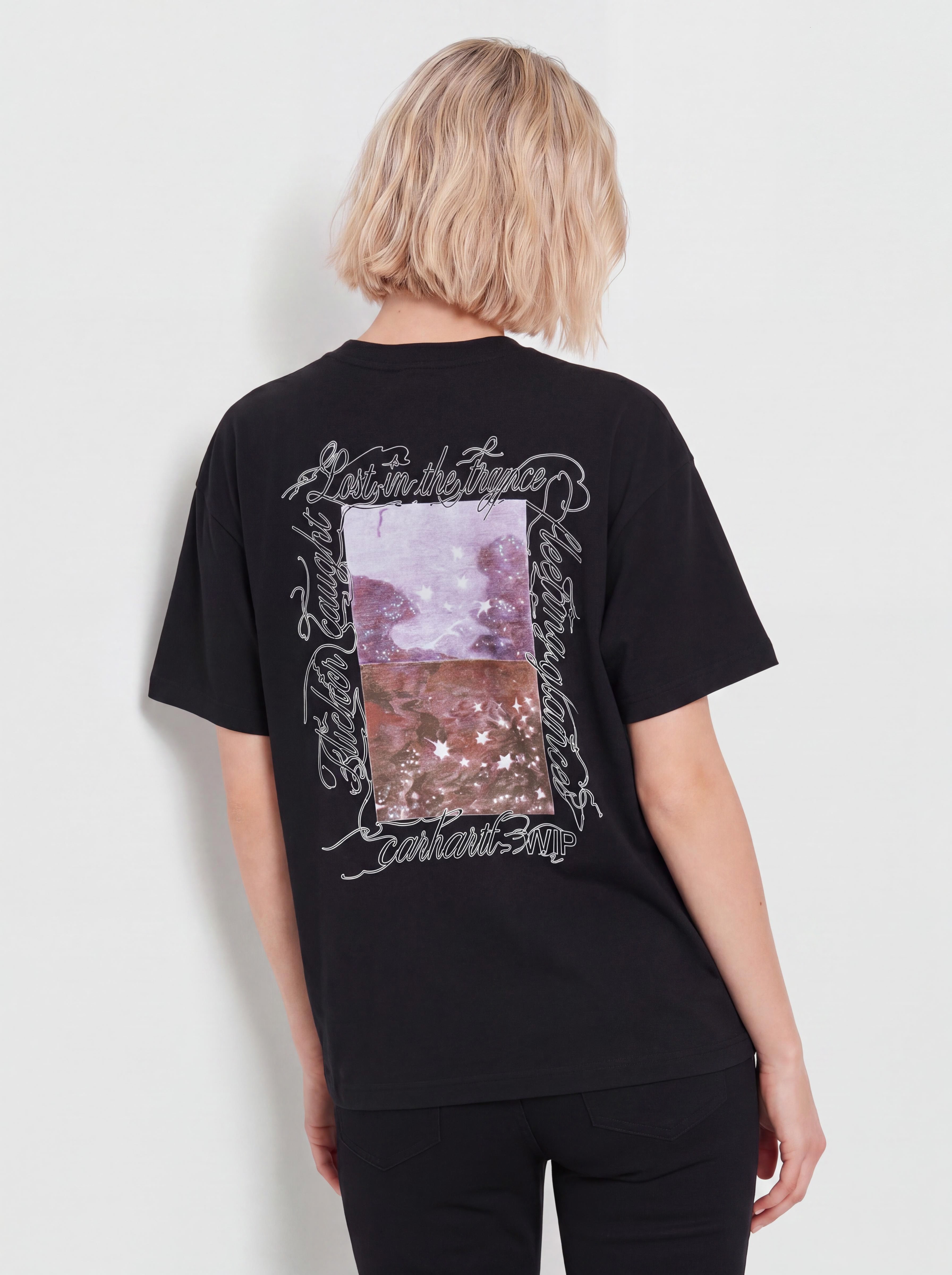 Тениска Carhartt WIP Julia Klenovsky Wmn (black)