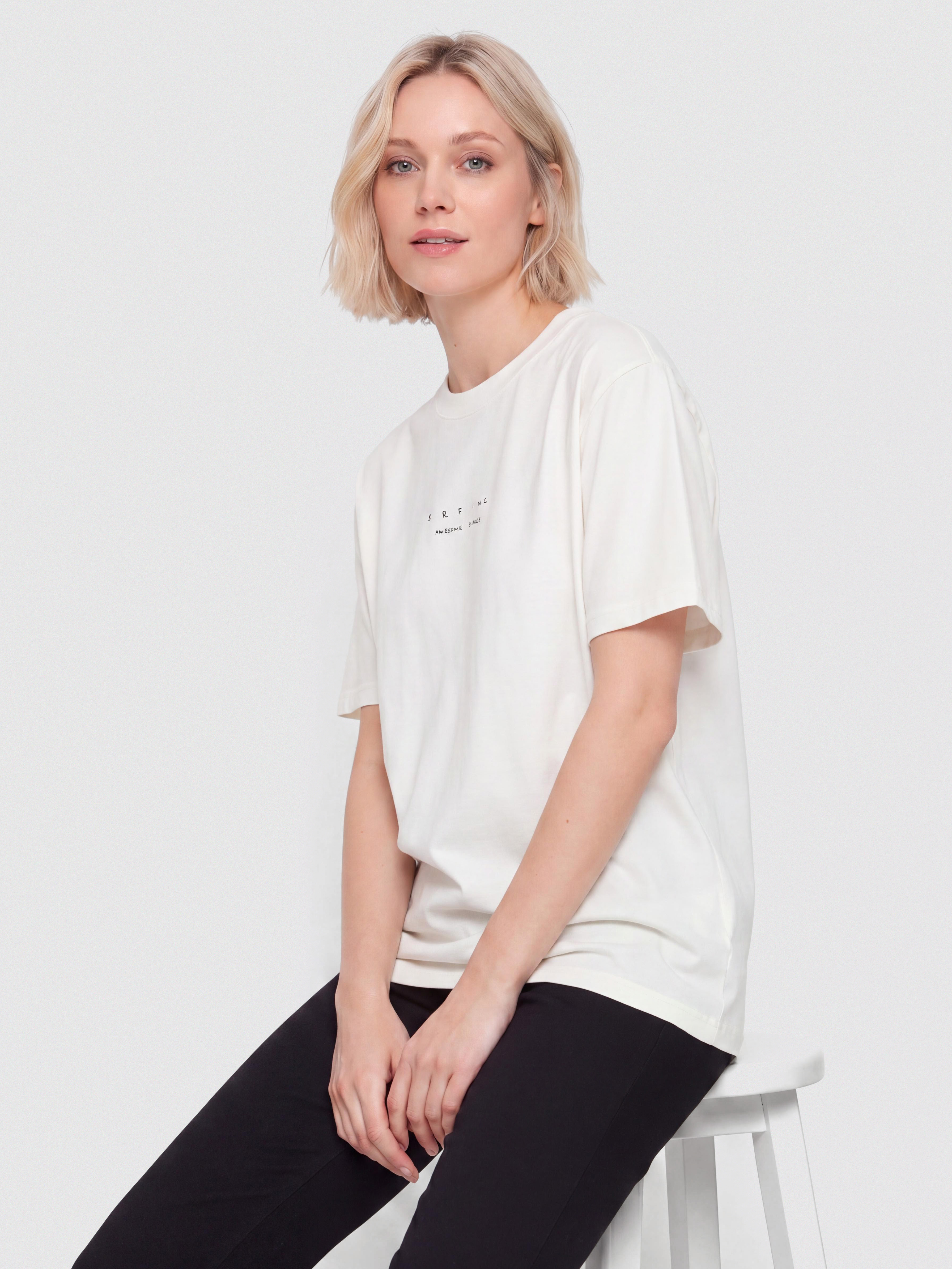 Тениска Surf Inc Friends (vintage white)