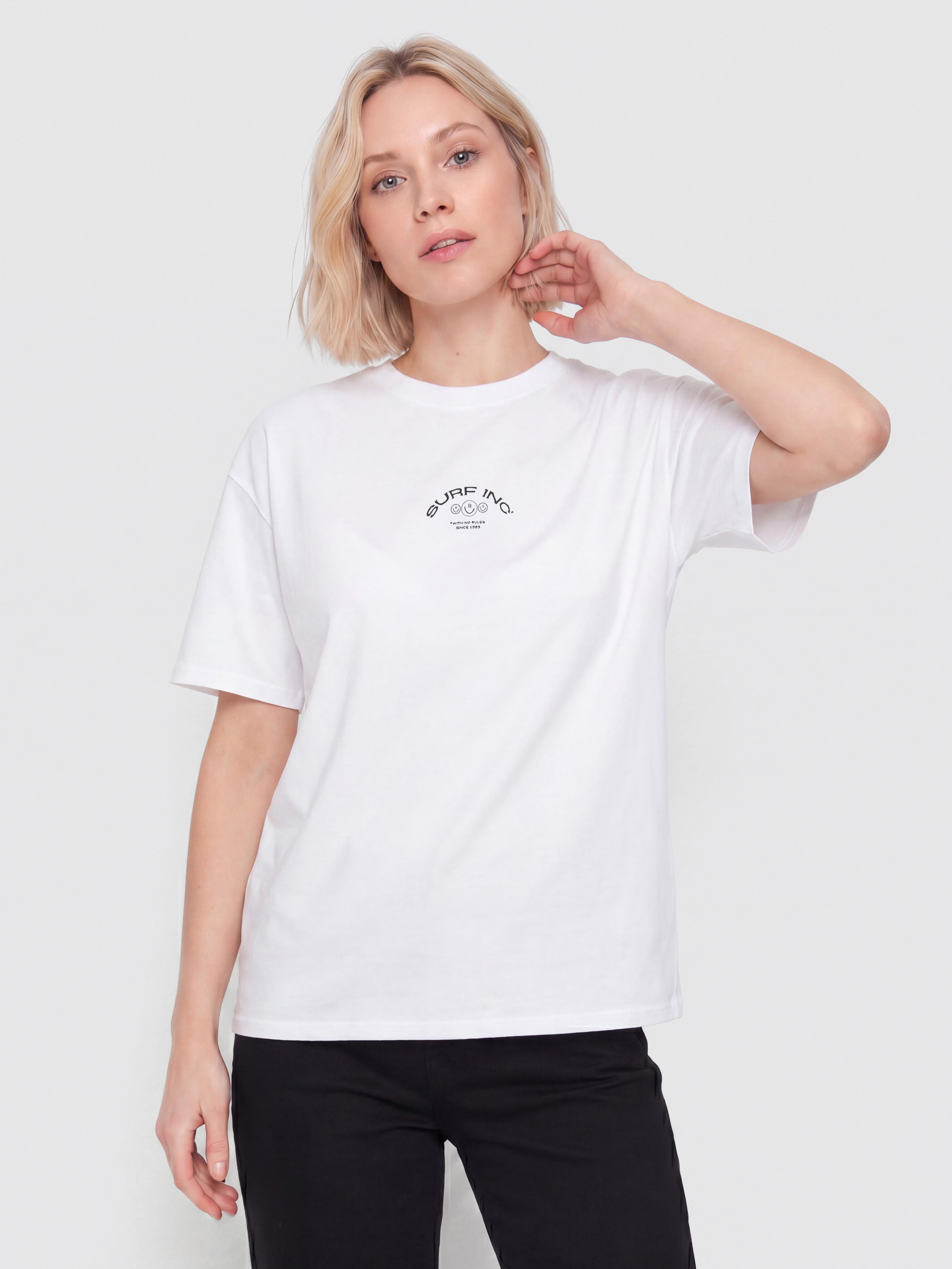 Тениска Surf Inc No Rules (paper white)