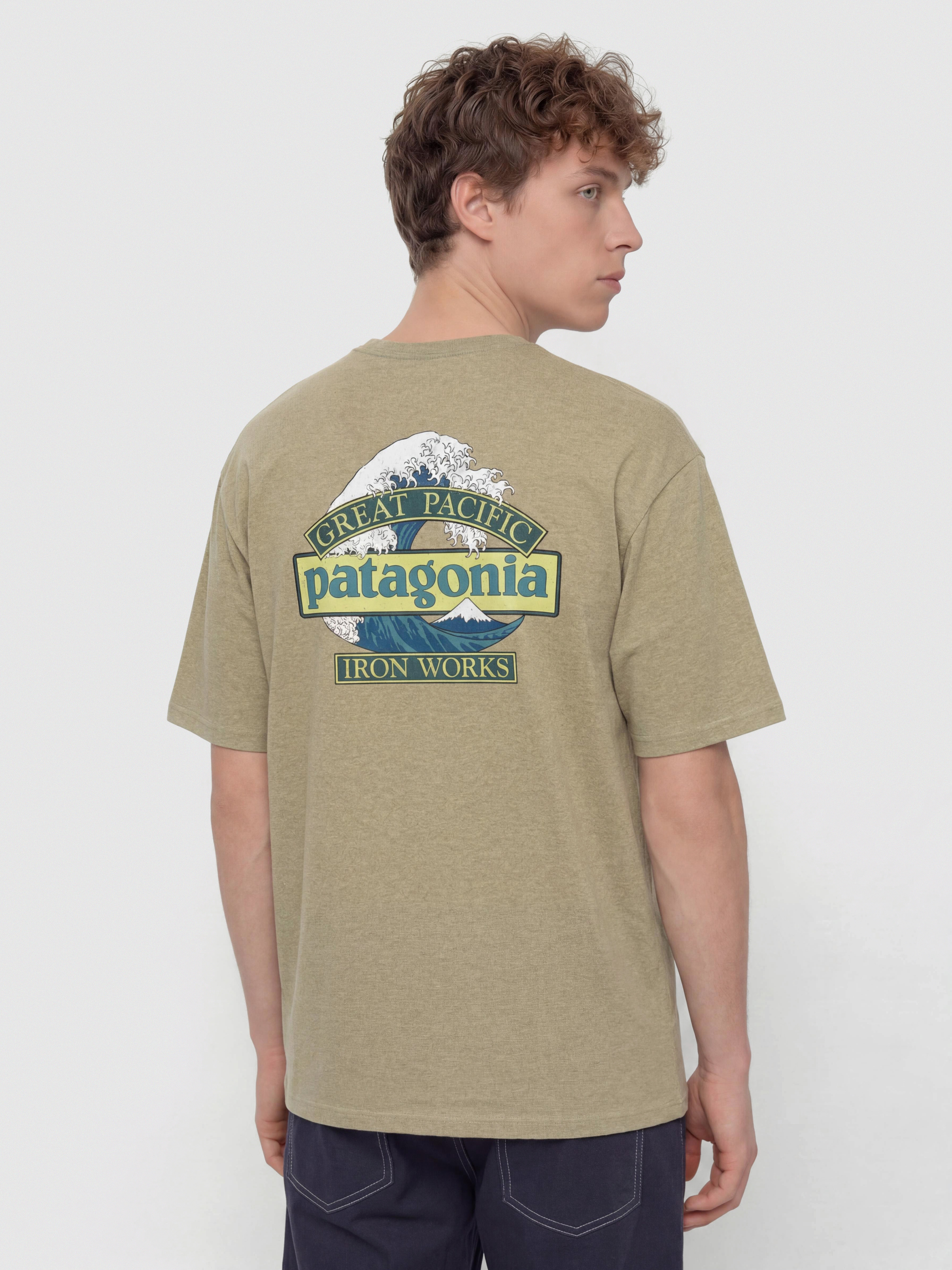 Тениска Patagonia Great Waves (gumtree green)