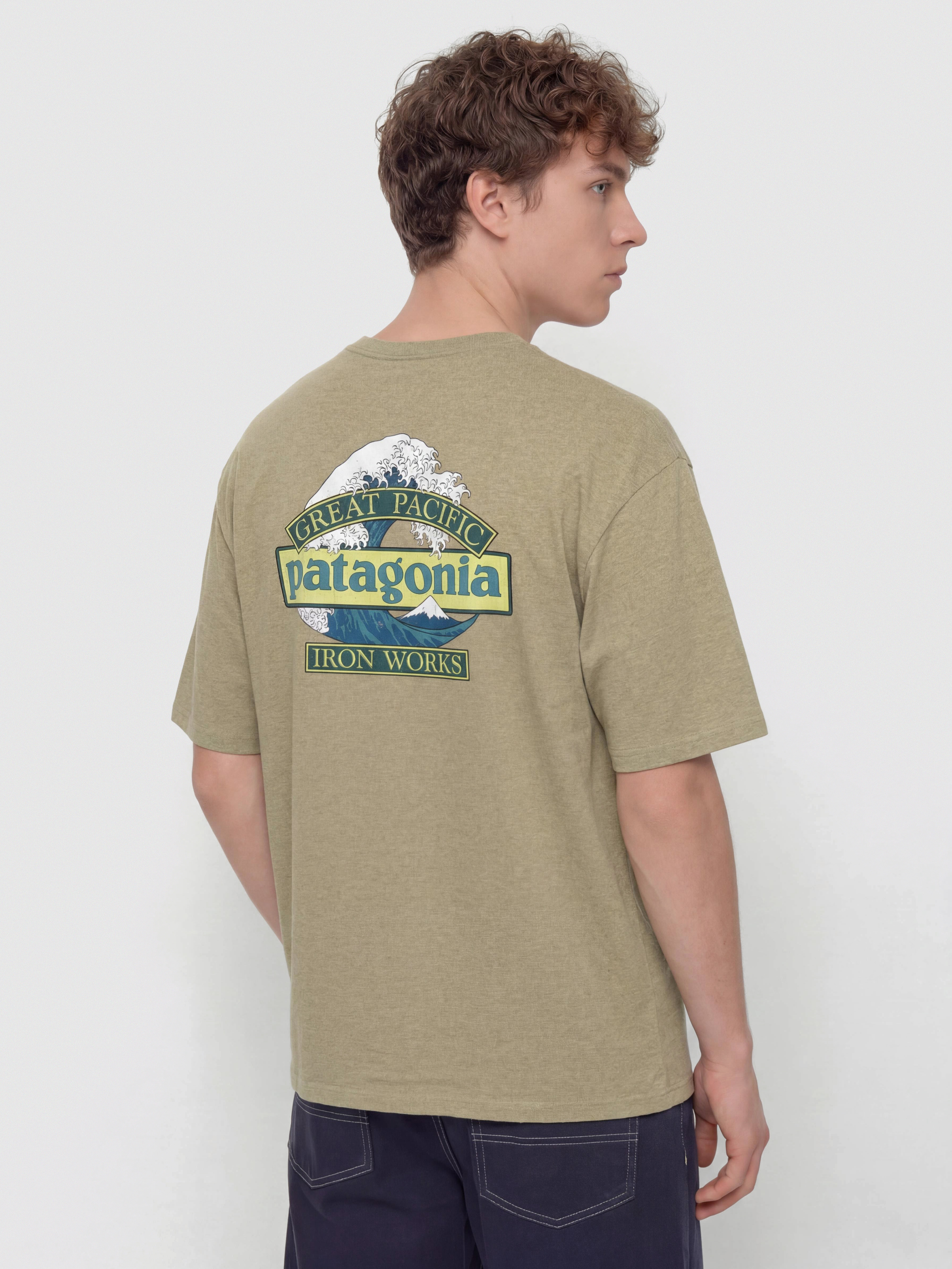 Тениска Patagonia Great Waves (gumtree green)