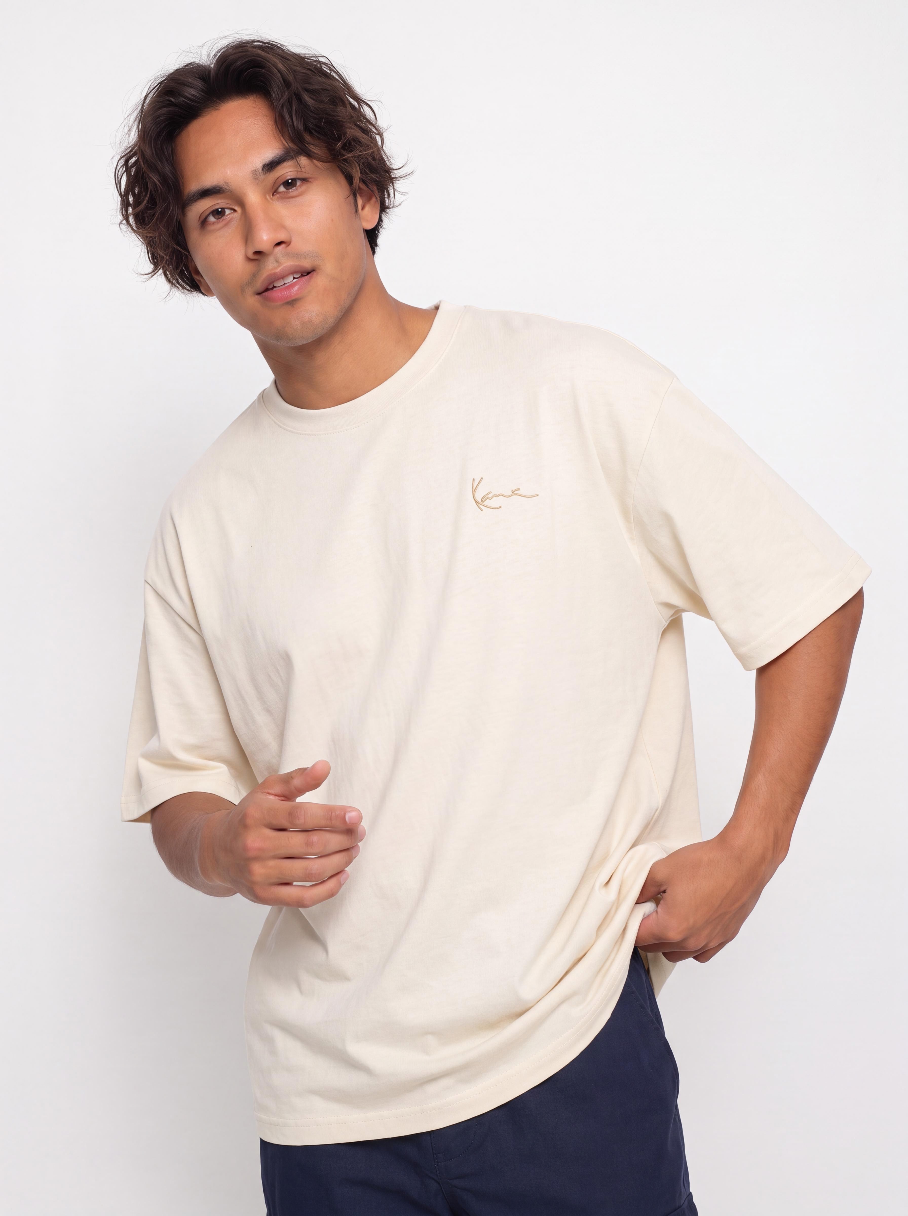 u0422u0435u043du0438u0441u043au0430 Karl Kani Signature Washed Oversized (white)