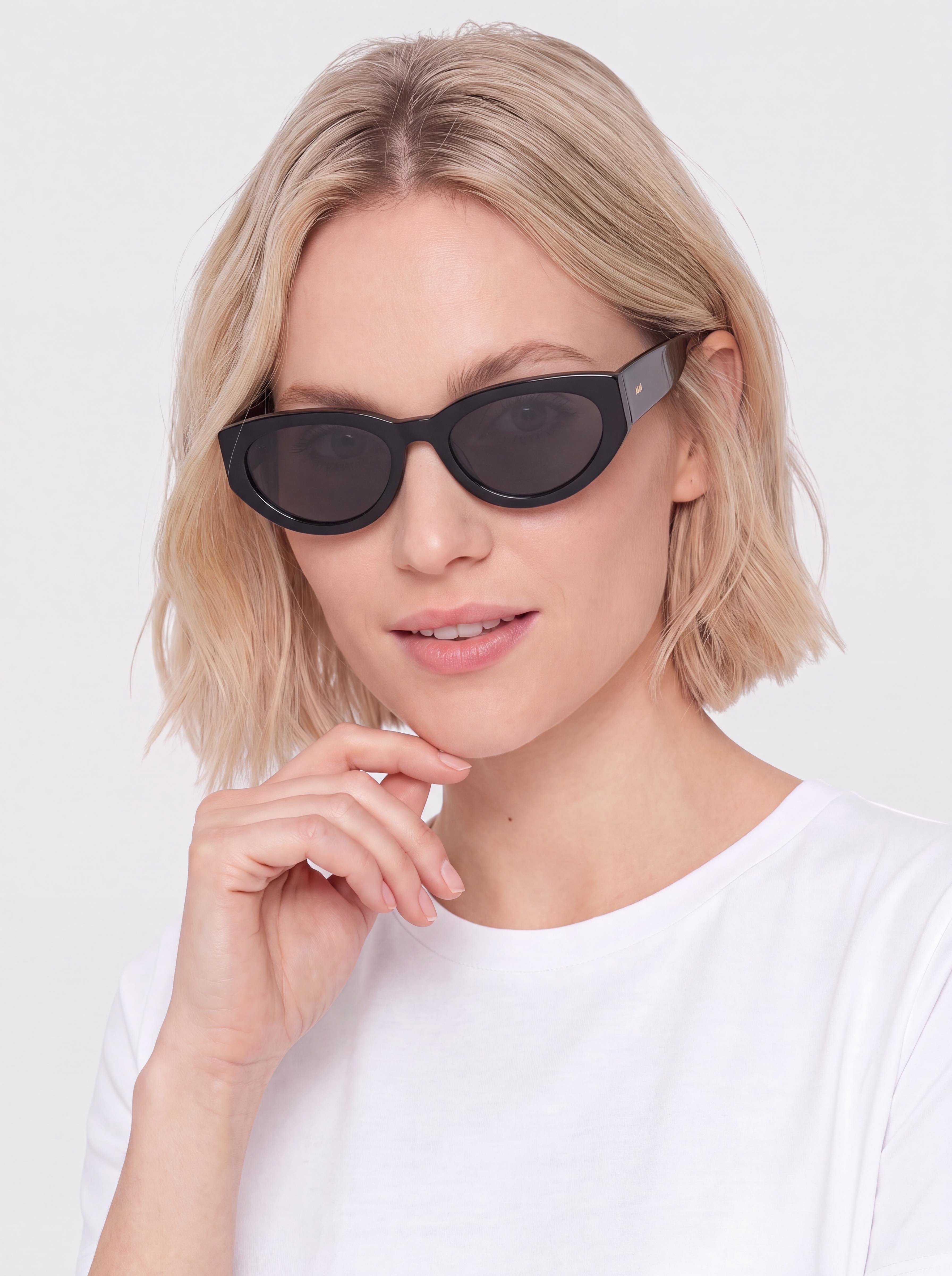 Слънчеви очила MessyWeekend Audrey (black/grey)