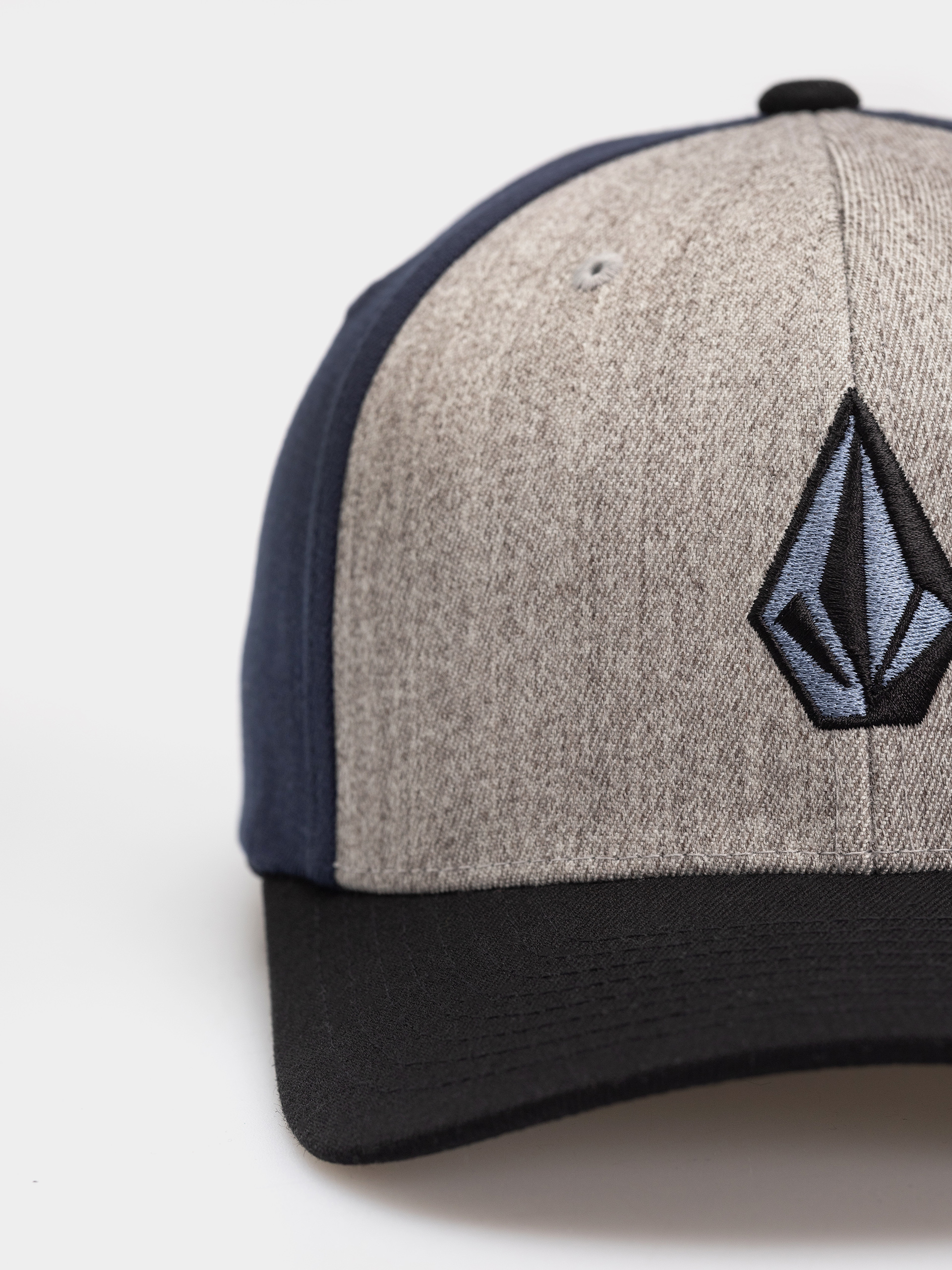 Шапка с козирка Volcom Full Stone Hthr Flexfit (storm blue)