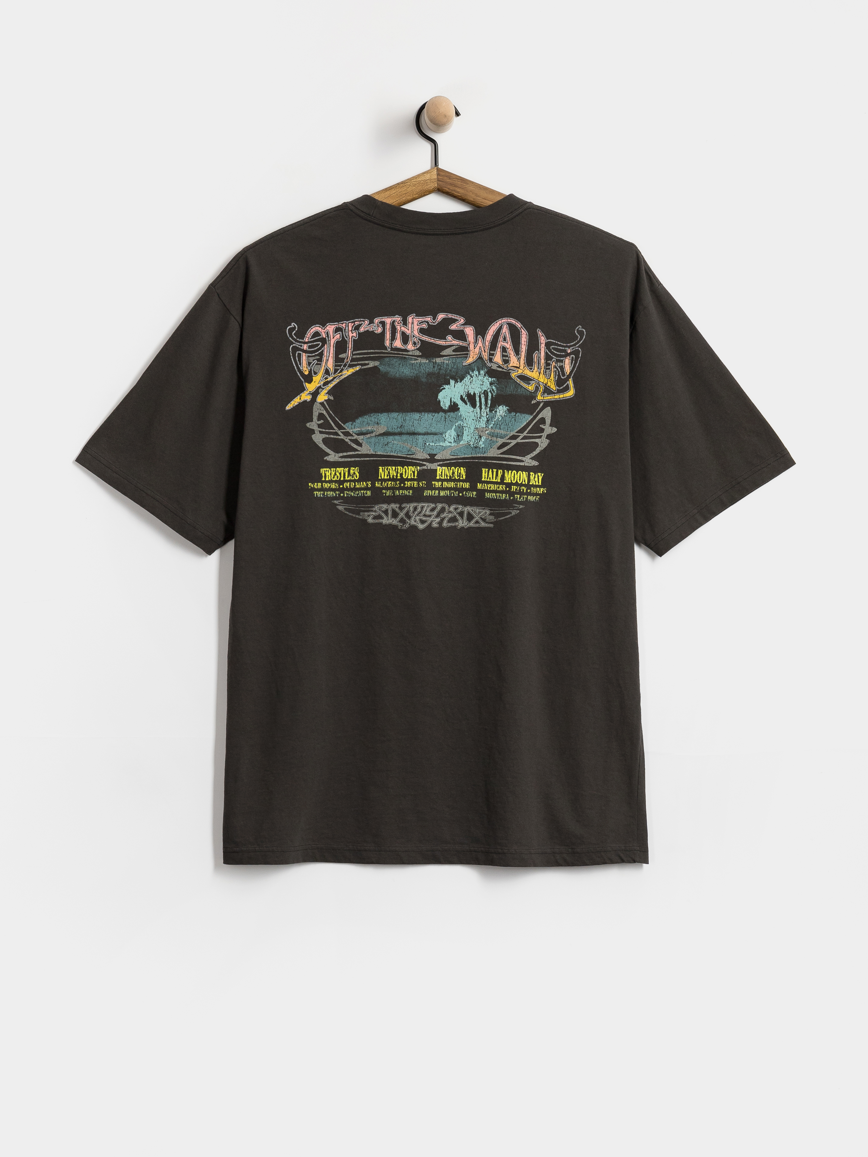 Тениска Vans Jetty Sets (faded black)