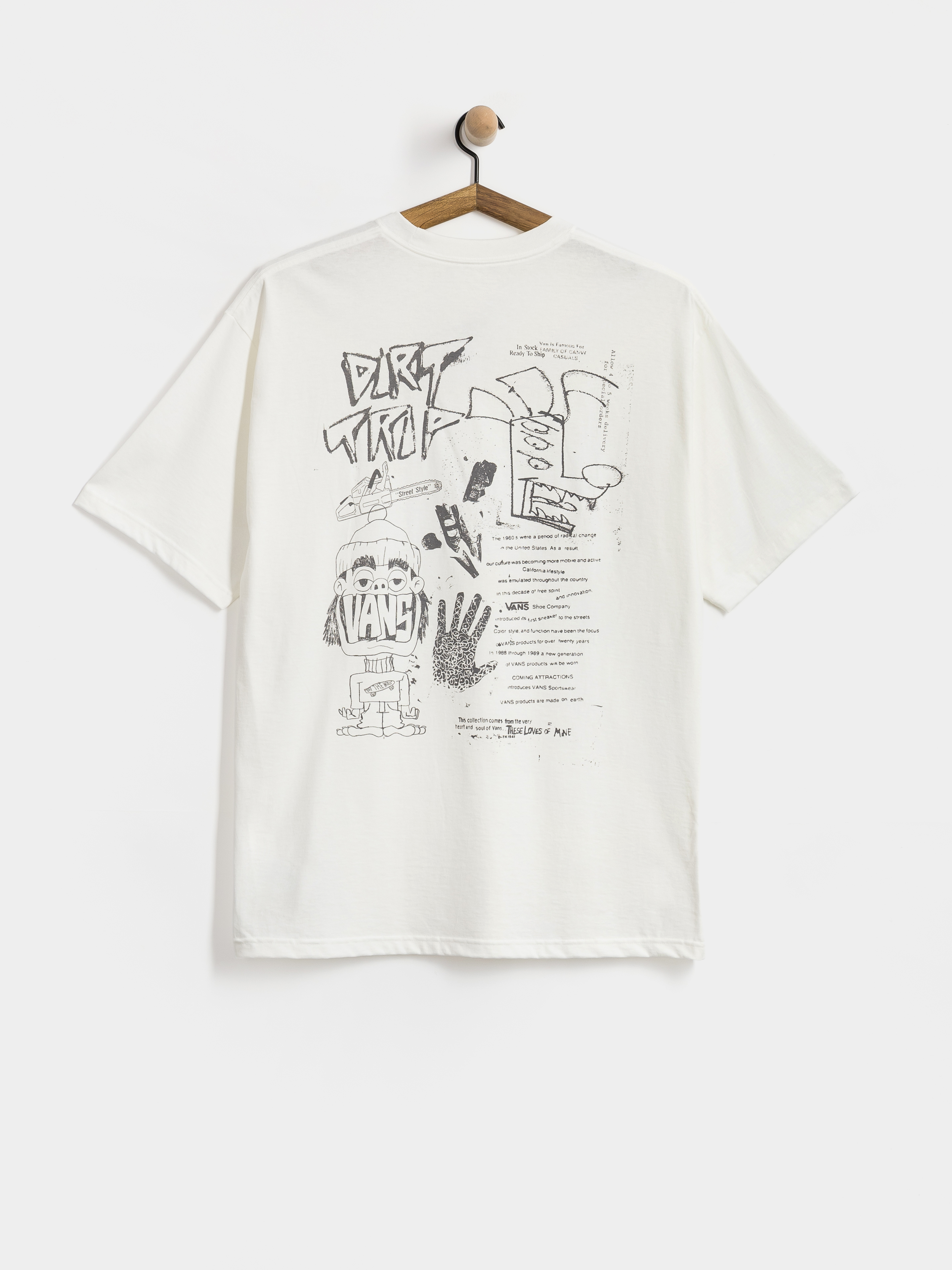 Тениска Vans Dirt Trip (white)
