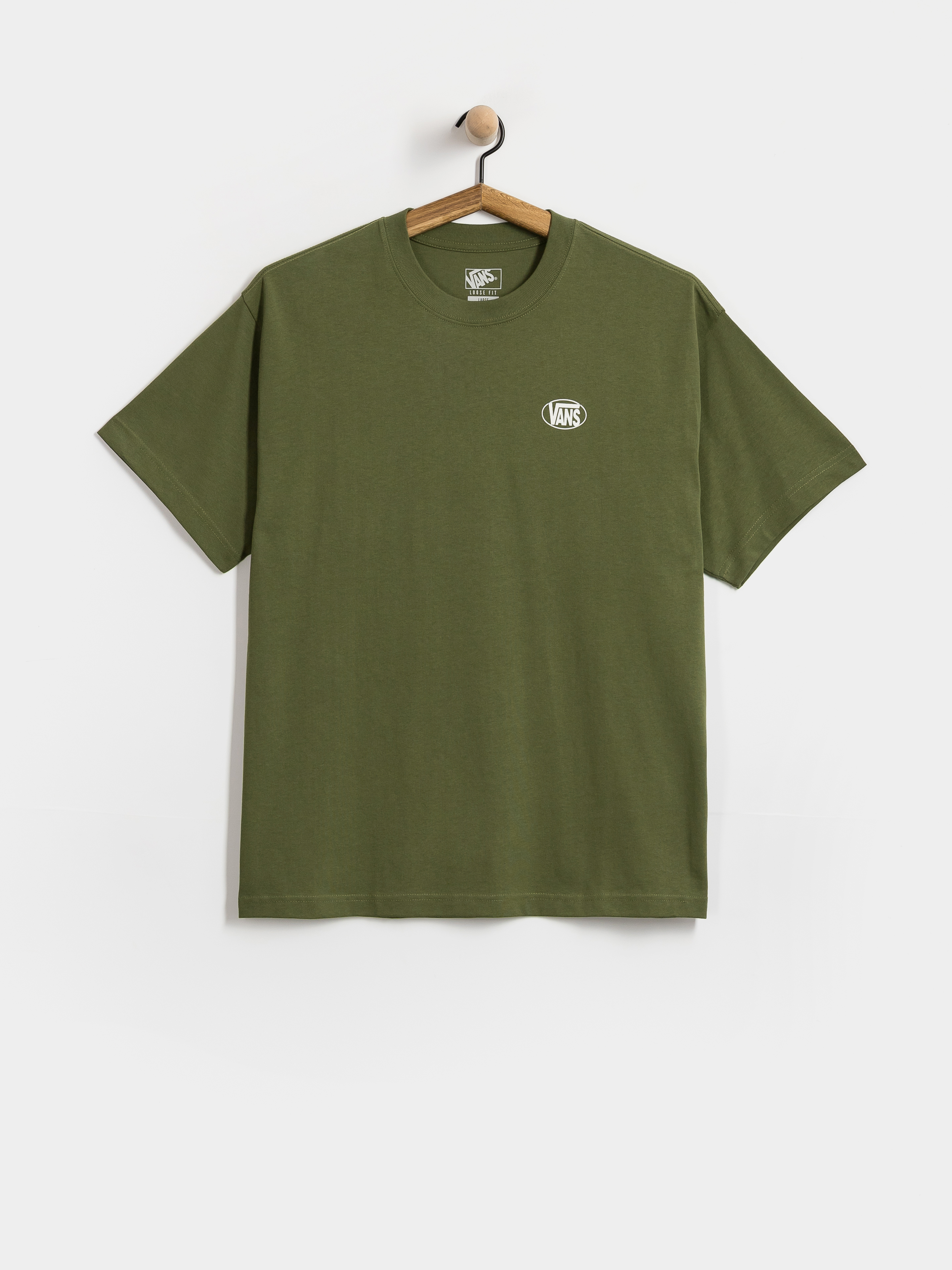 Тениска Vans Oval Logo Loose (green balsam)