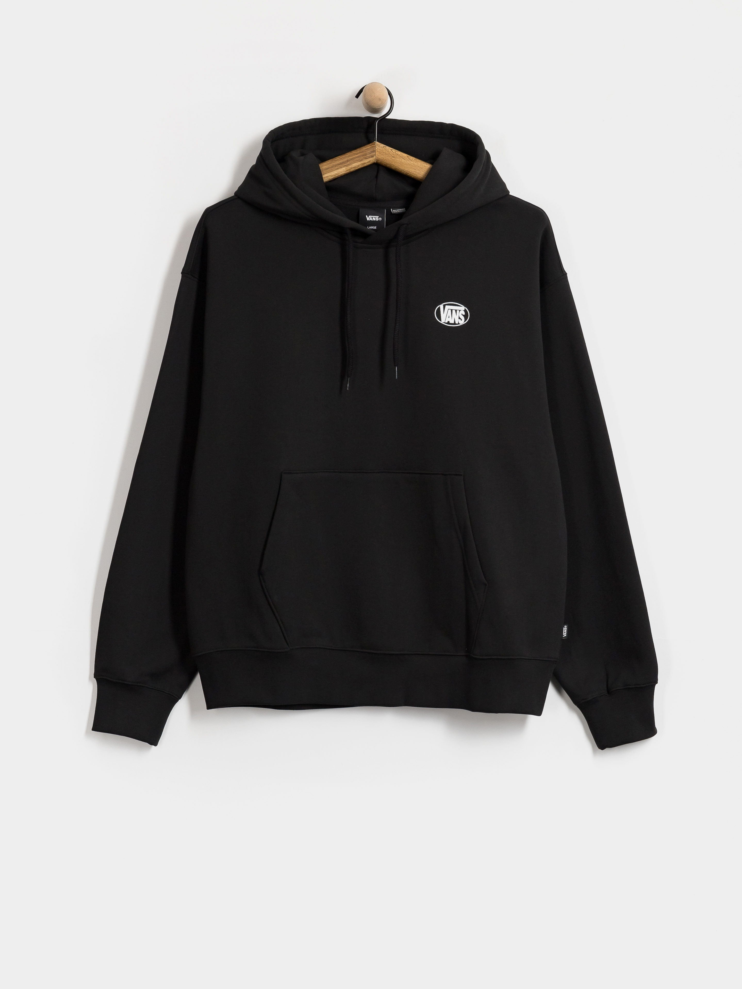 Суитшърт с качулка Vans Oval Logo HD (black)