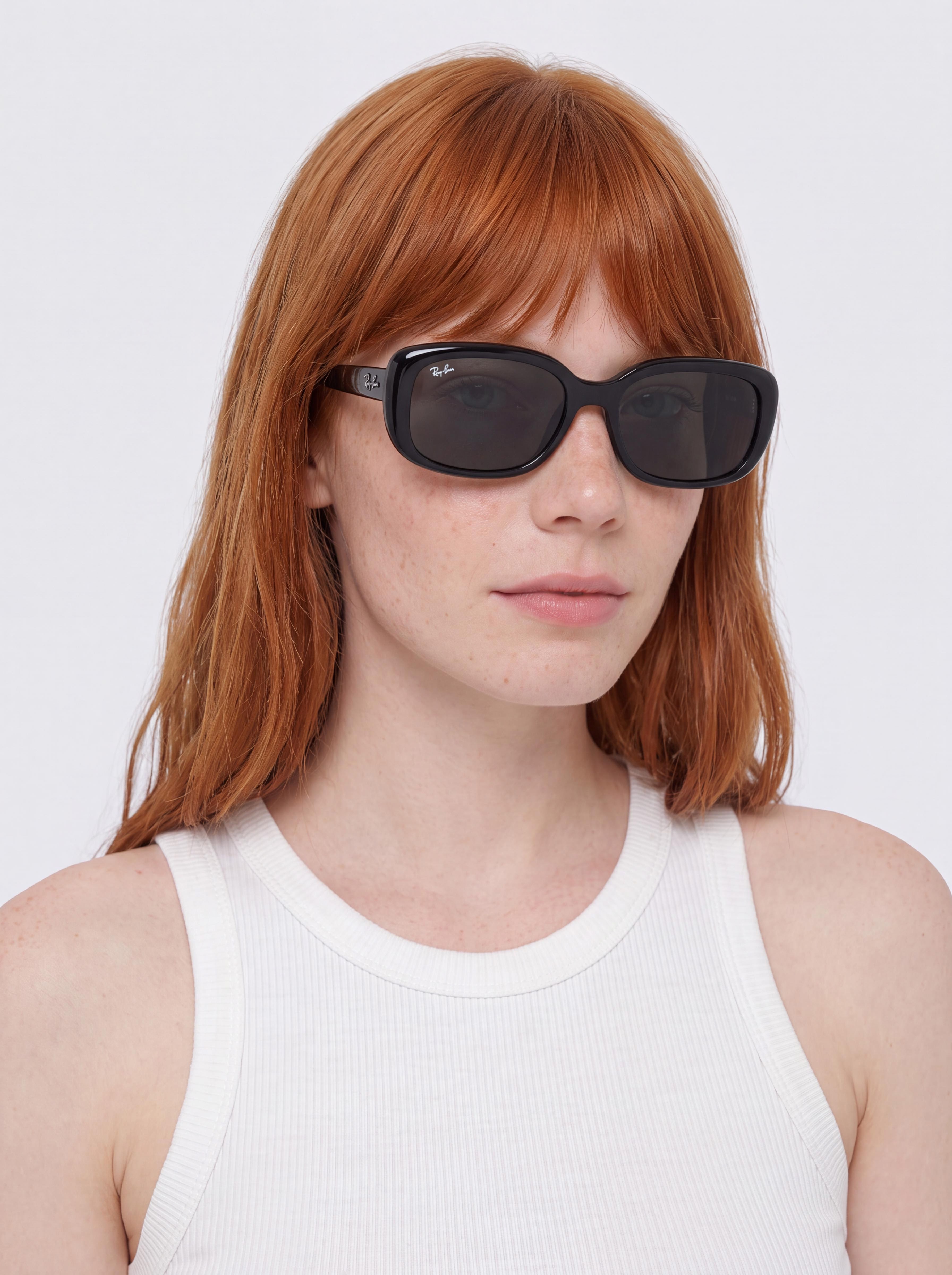 Слънчеви очила Ray-Ban Rb4421D (polerowany czarny/ciemnoszary)