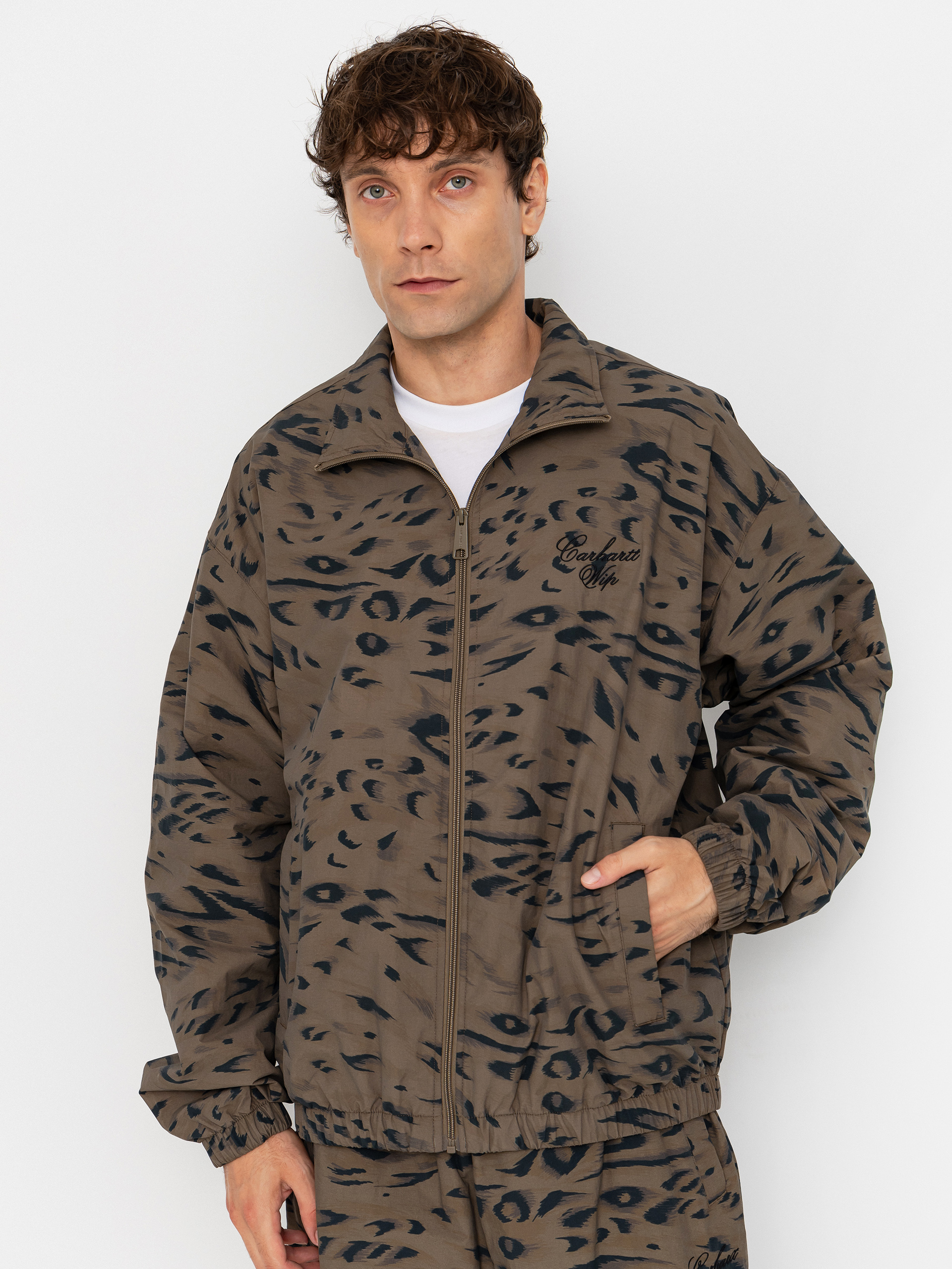 u042fu043au0435 Carhartt WIP Travon (duck feather print cypress/black)