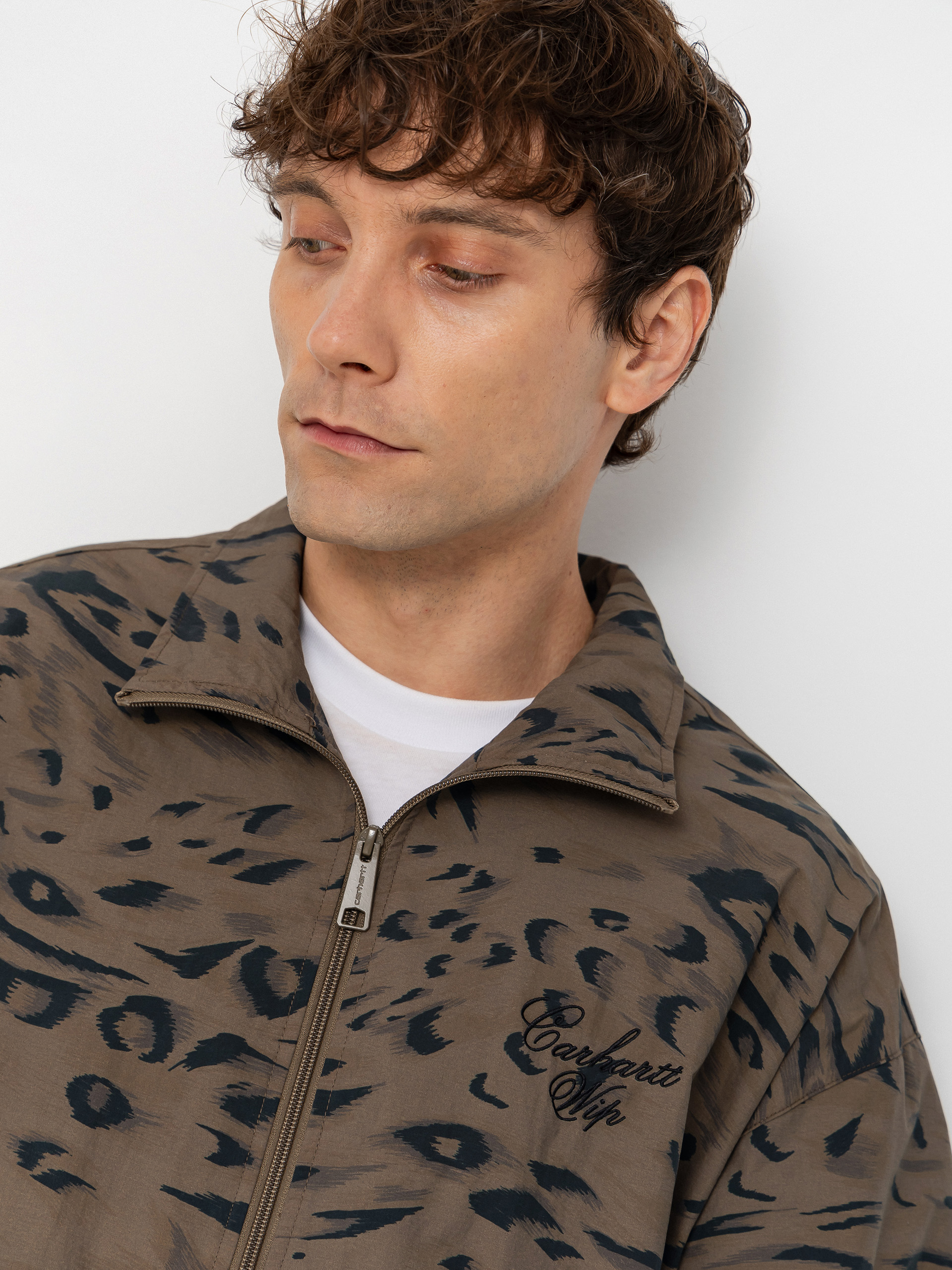 Яке Carhartt WIP Travon (duck feather print cypress/black)